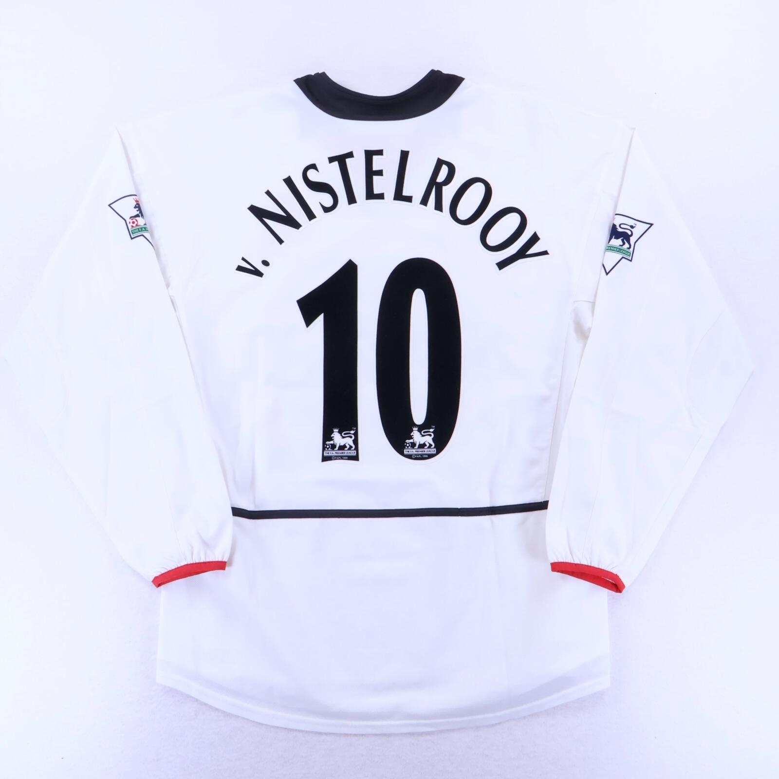 Manchester United V. Nistelrooy #10 2002/03 Away Shirt - Long Sleeve - M