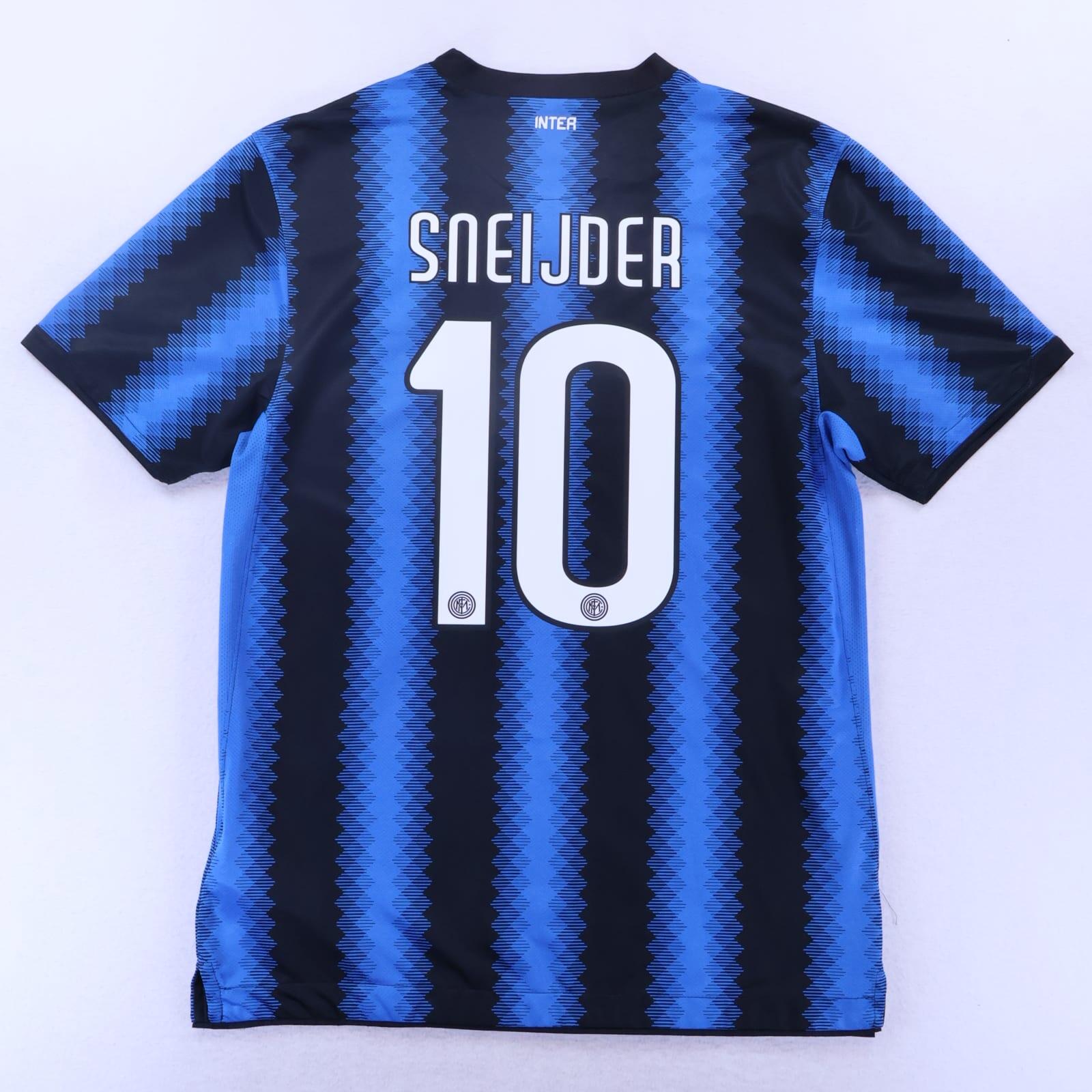 Inter Milan Sneijder #10 2010/11 Home Shirt - M