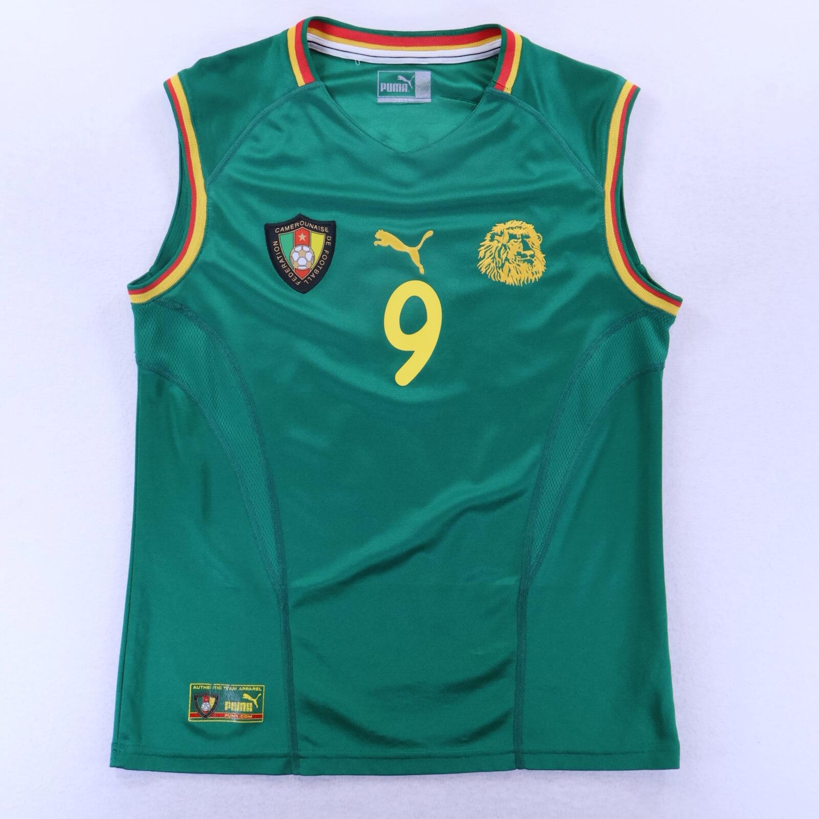 Cameroon Eto'O #9 2002/03 Home Shirt - L