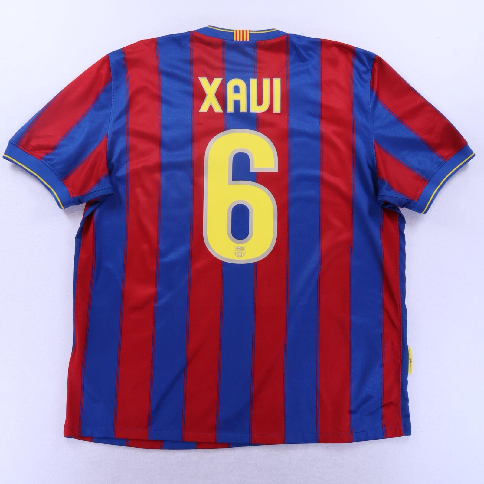 *MINT* Barcelona Xavi #6 2009/10 Home Shirt - XL