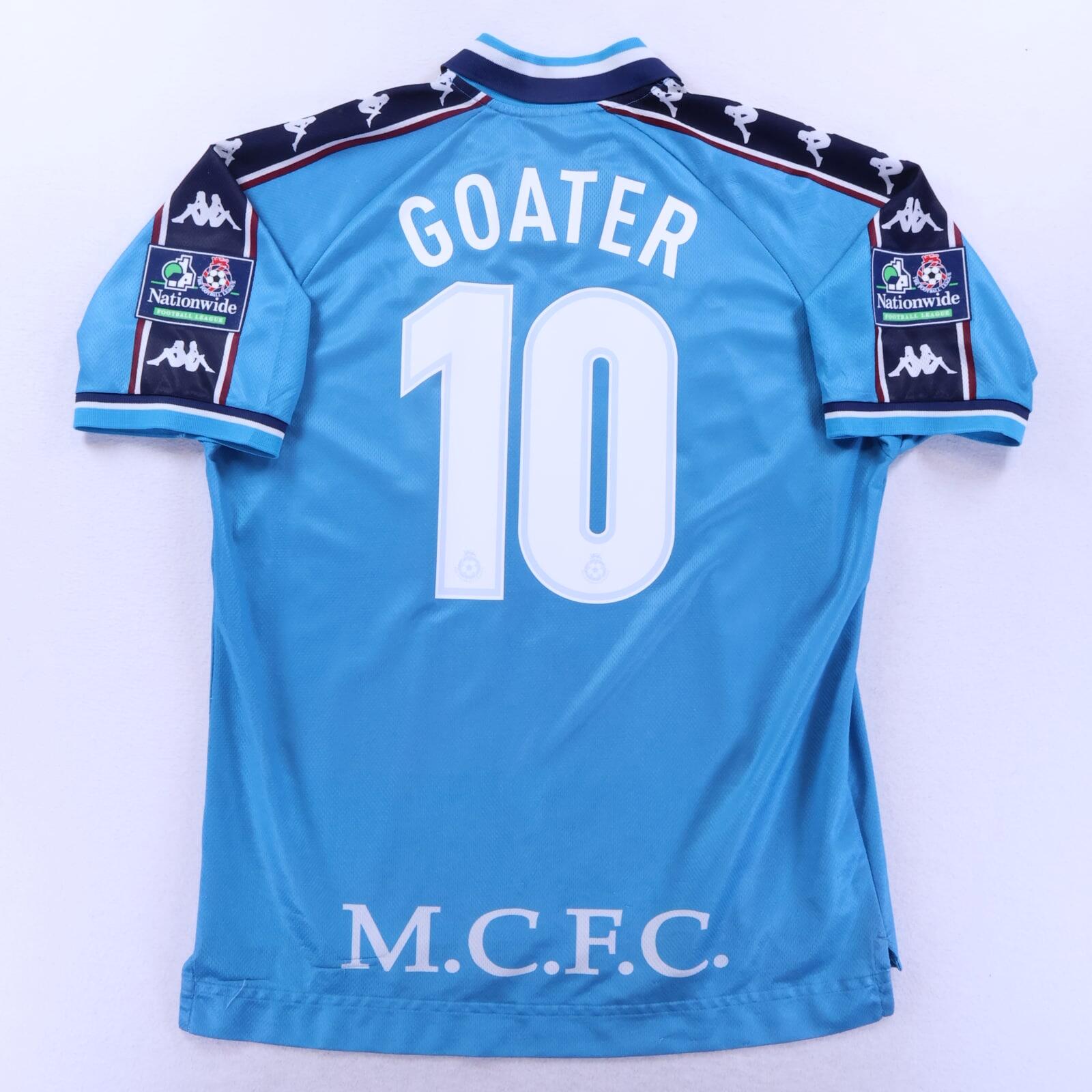 Manchester City Goater #10 1997/99 Home Shirt - L