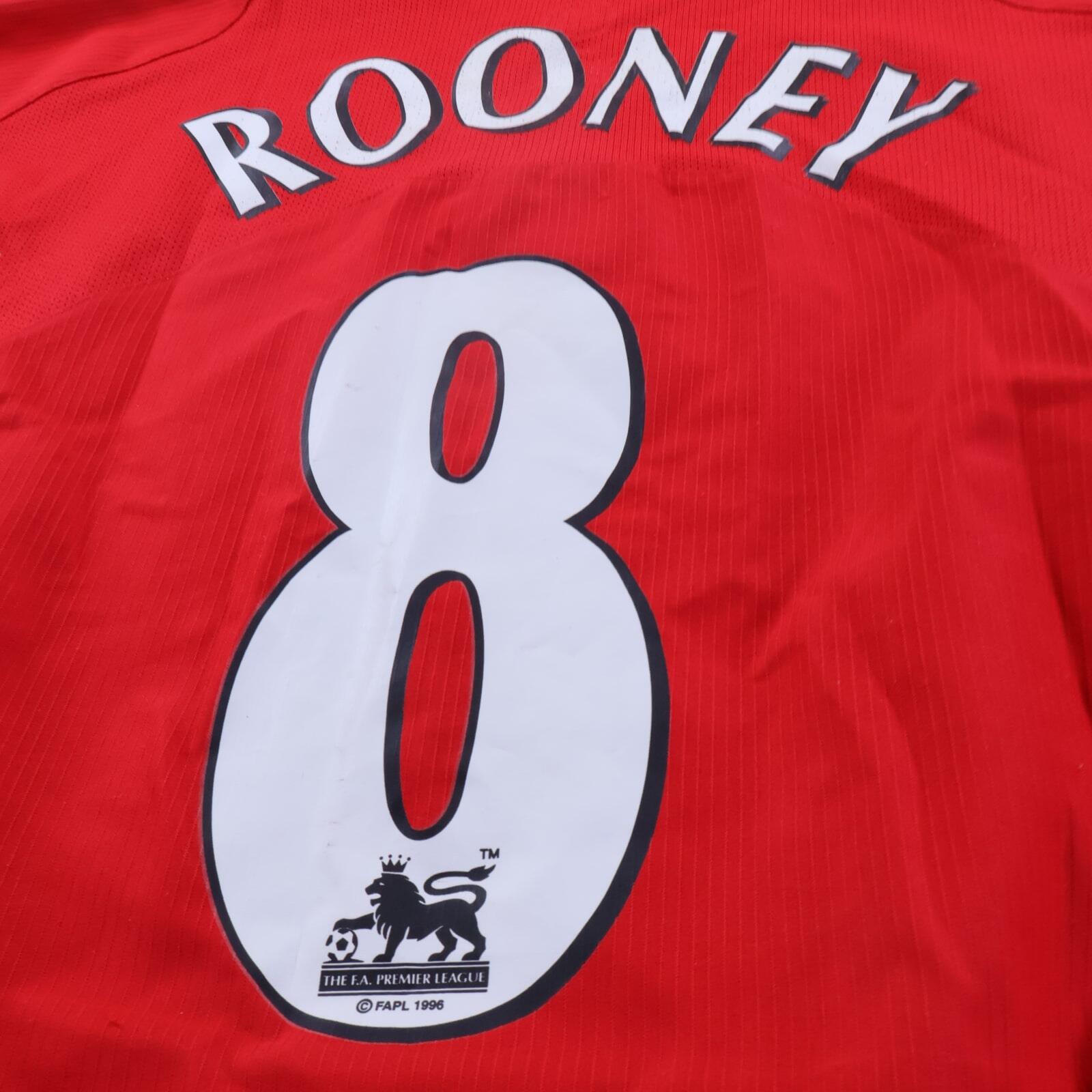Manchester United Rooney #8 2004/06 Home Shirt - M