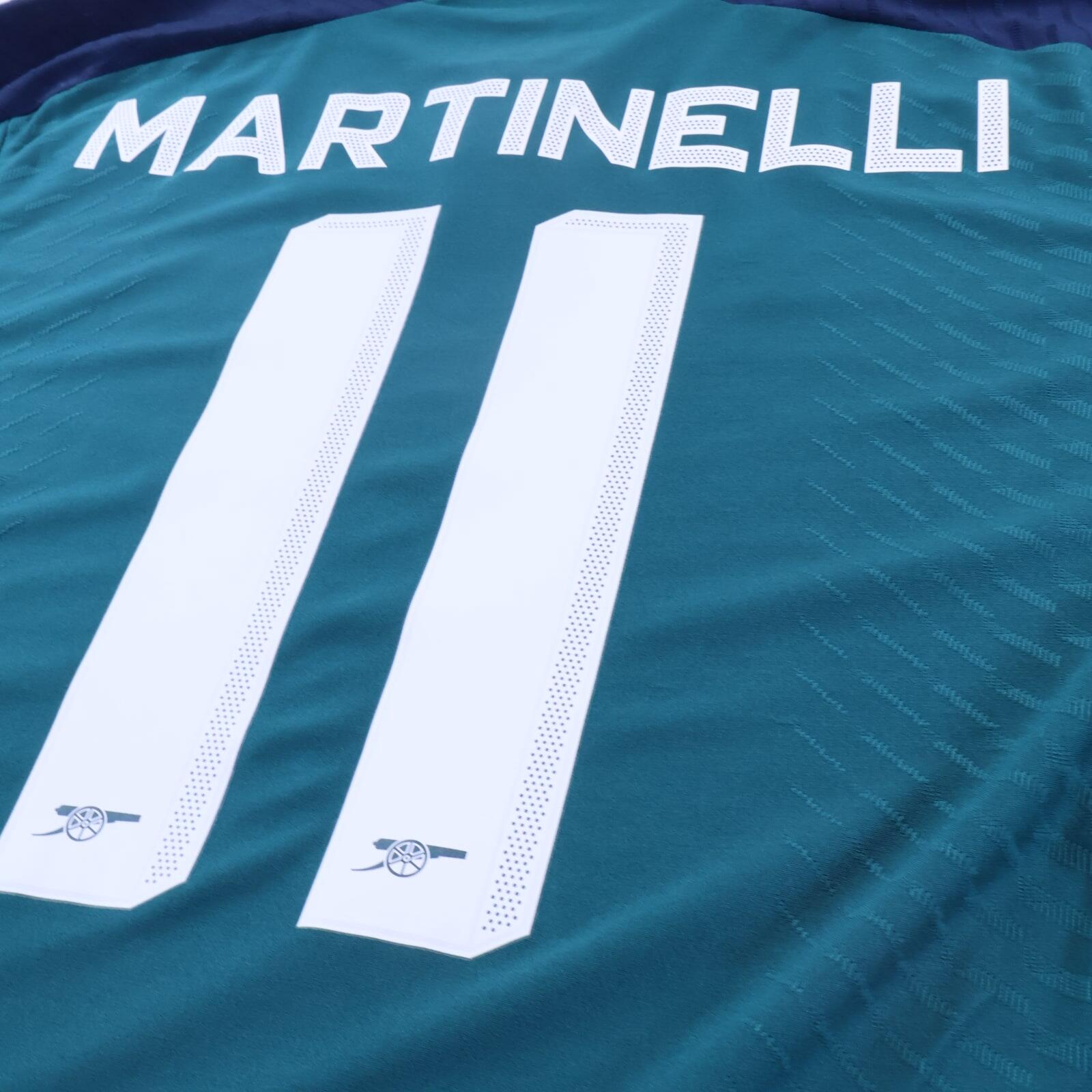 Arsenal Martinelli #11 2023/24 Third Shirt - Player Issue - M
