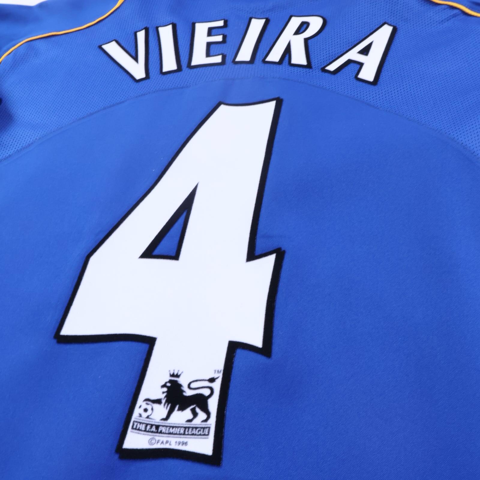 Arsenal Viera #4 2004/06 Away Shirt - L
