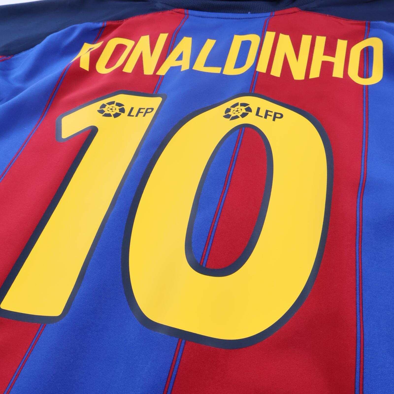 Barcelona Ronaldinho #10 2003/04 Home Shirt - 2XL