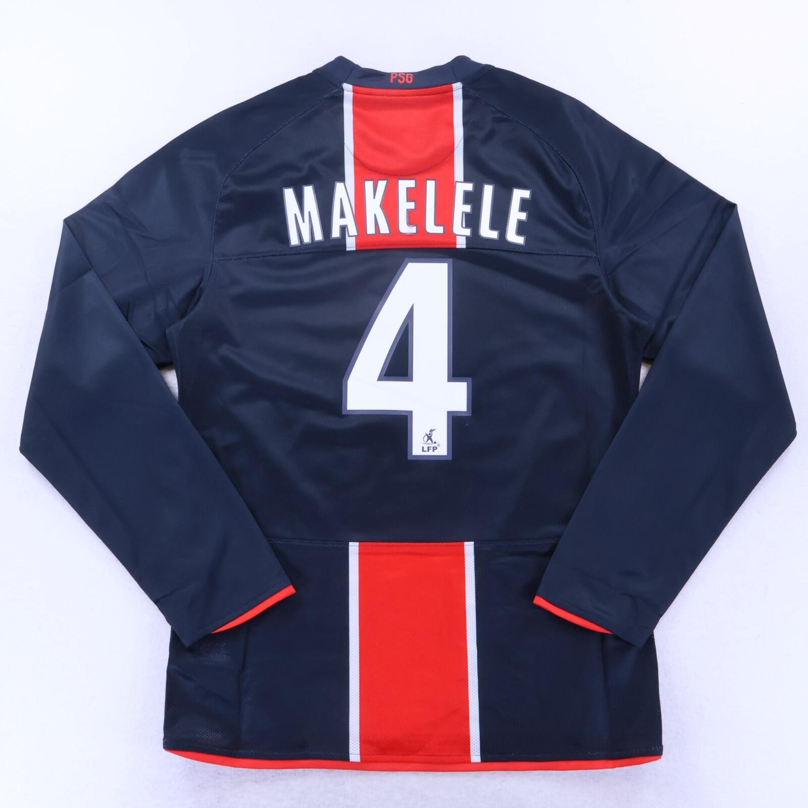 Paris Saint-Germain F.C Makelele #4 2007/08 Home Shirt - Player Issue - M