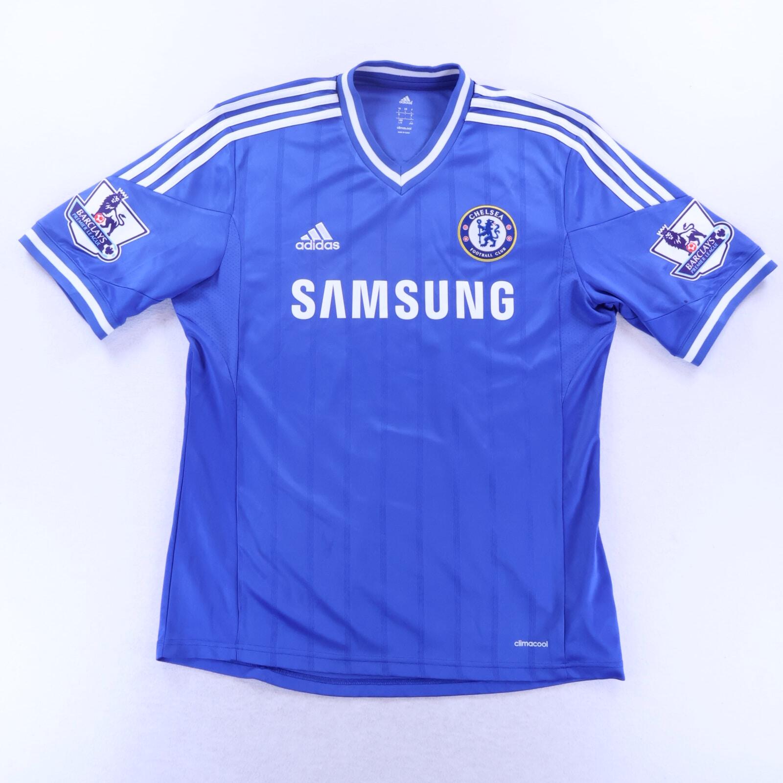 Chelsea Hazard #17 2013/14 Home Shirt - L