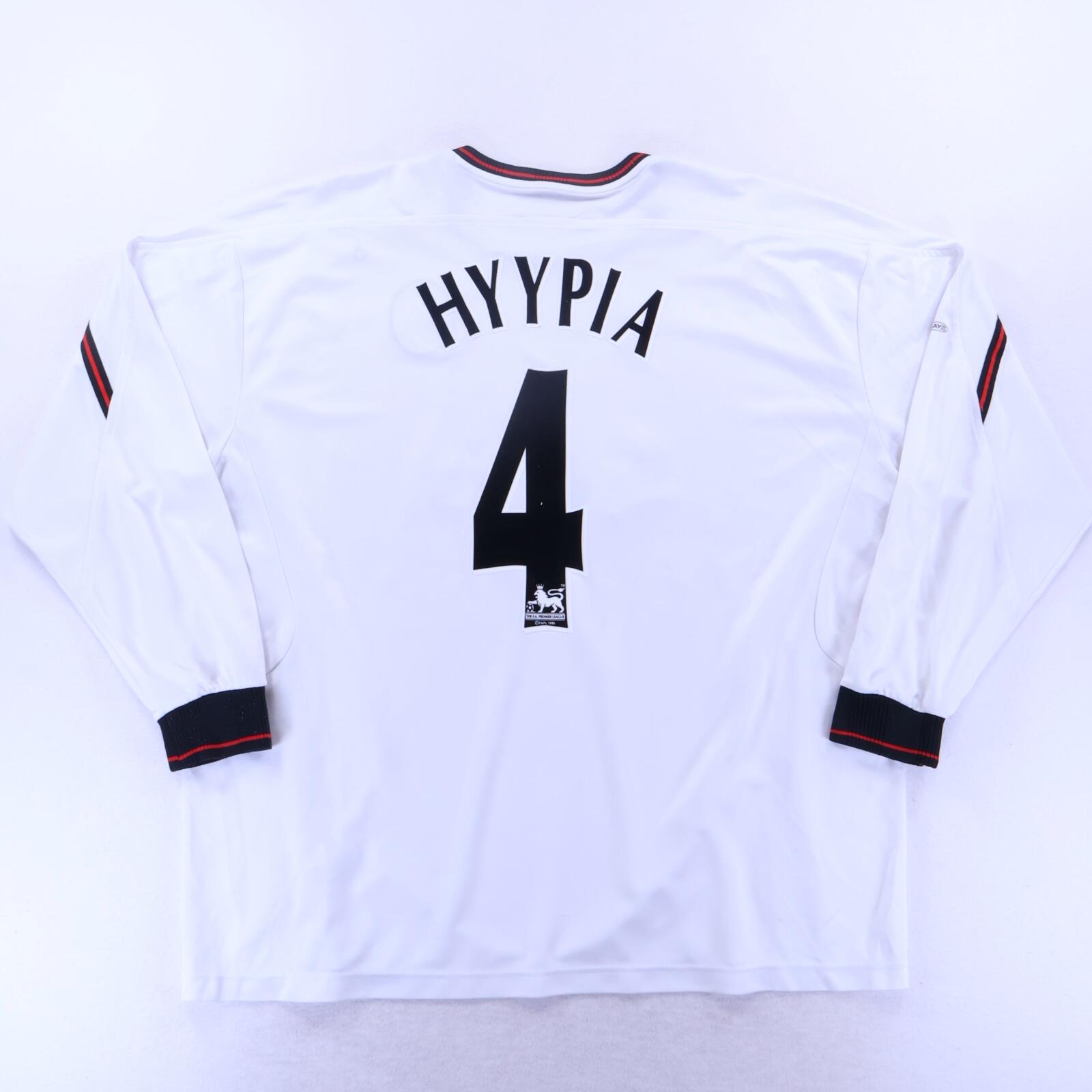 Liverpool F.C Hypia #4 2003/04 Away Shirt - Long Sleeve - 3XL