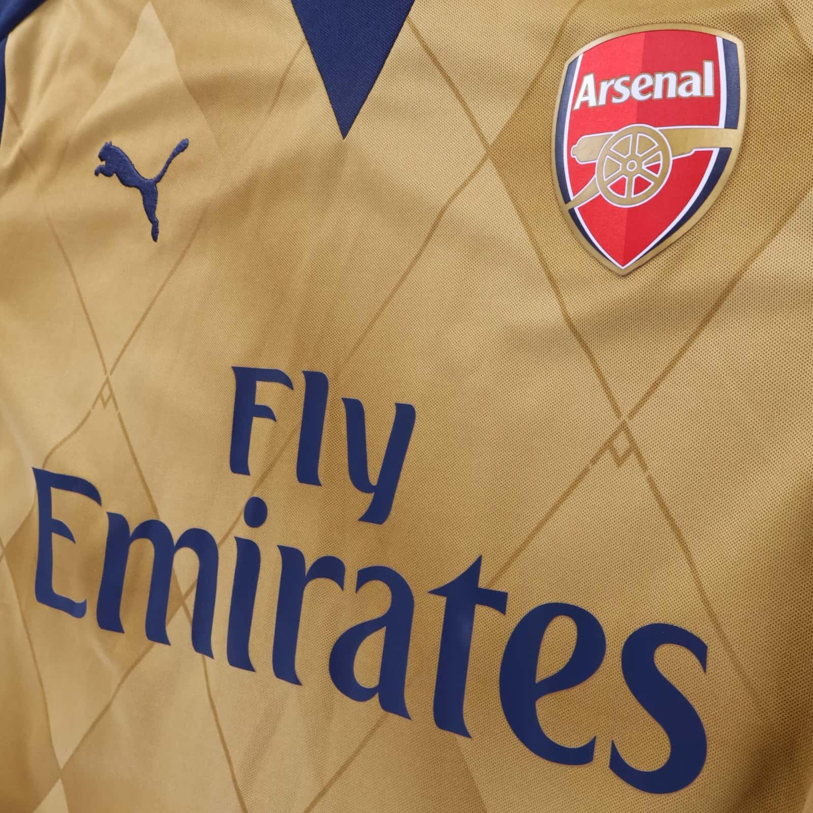 Arsenal S. Cazorla #19 2015/16 Longsleeve Player Issue - M