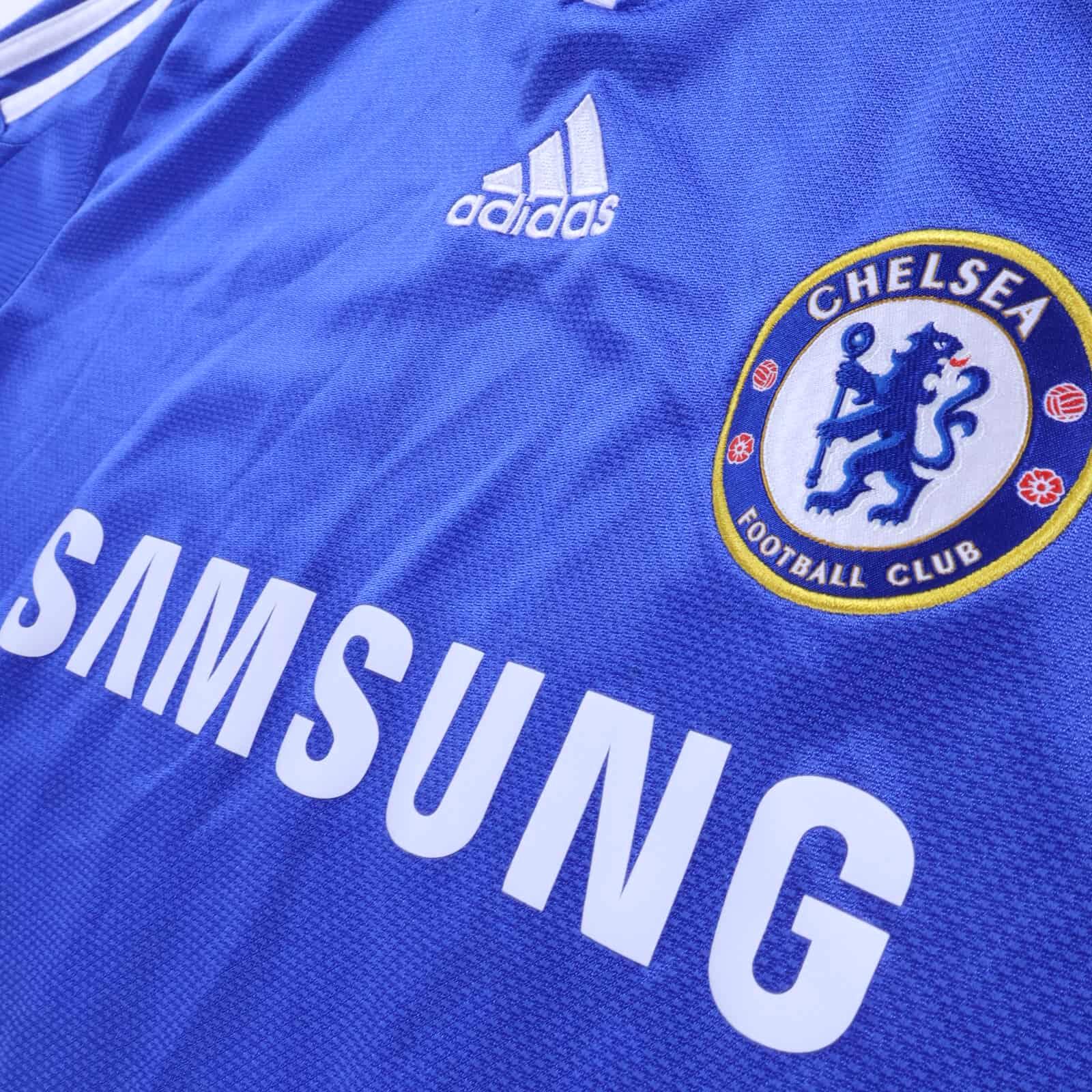*MINT* Chelsea Drogba #11 2008/09 Home Shirt - L