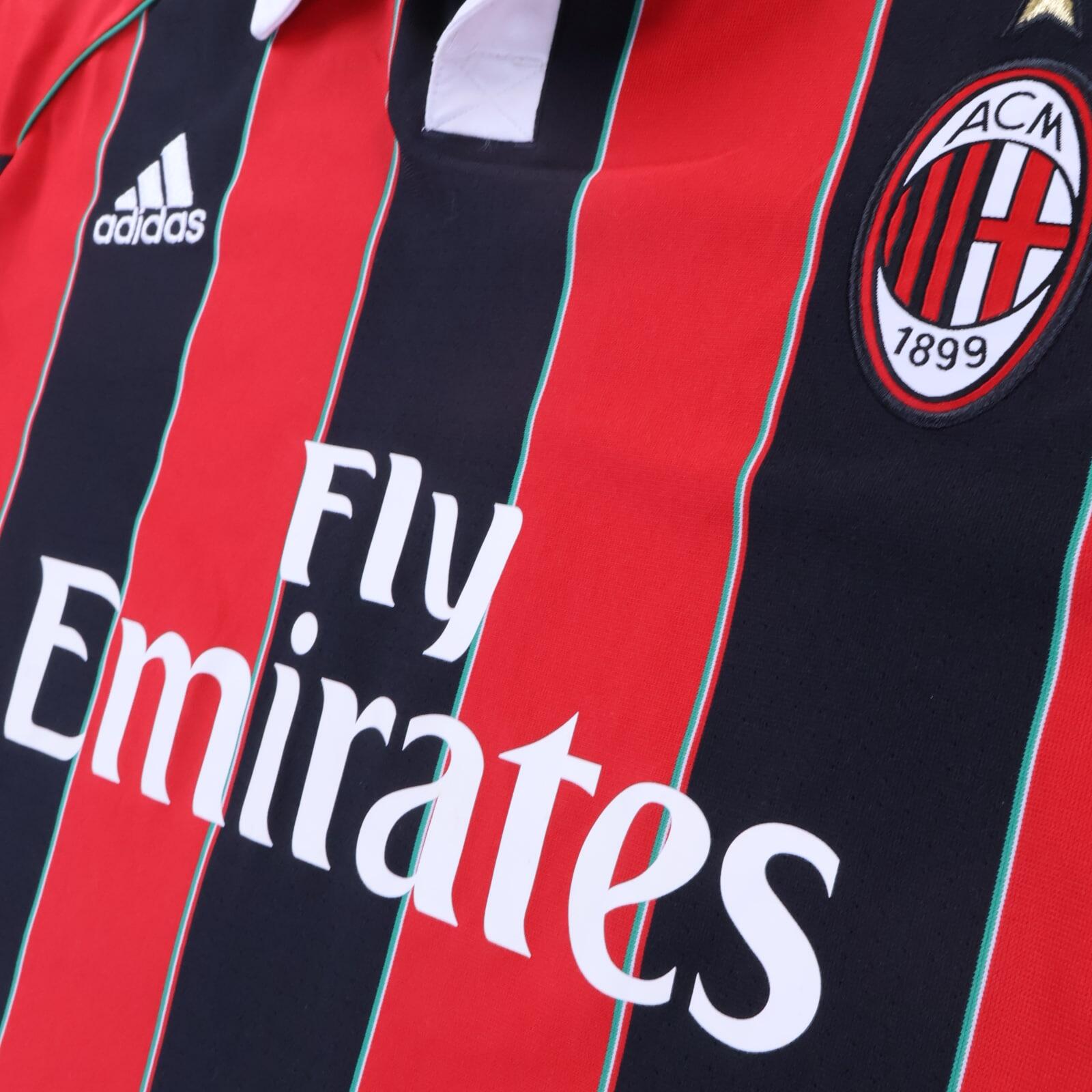 *MINT* Ac Milan Balotelli #45 2012/13 Home Shirt - XL