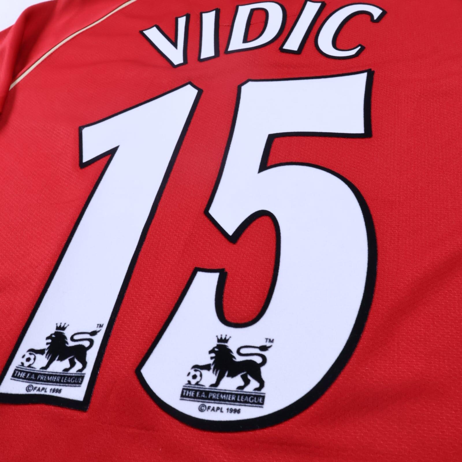 *MINT* Manchester United Vidic #15 2006/07 Home Shirt - XL