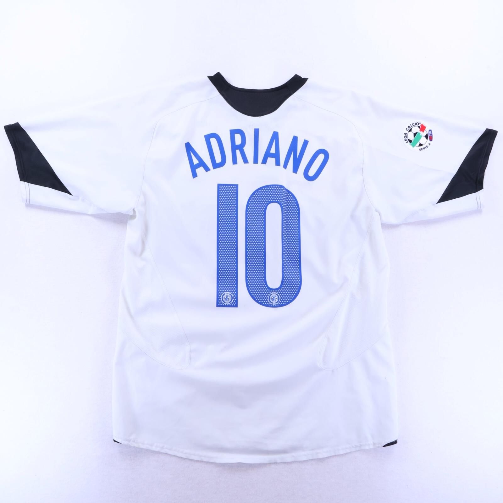 Inter Milan Adriano #10 2005/06 Away Shirt - L