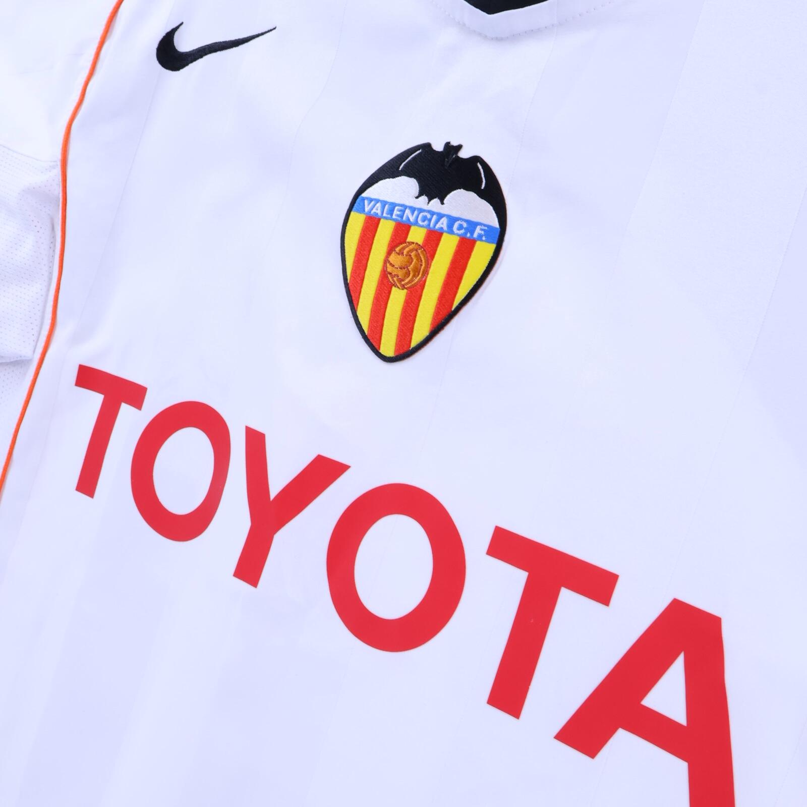 Valencia Cf Ayala #4 2004/05 Home Shirt - M