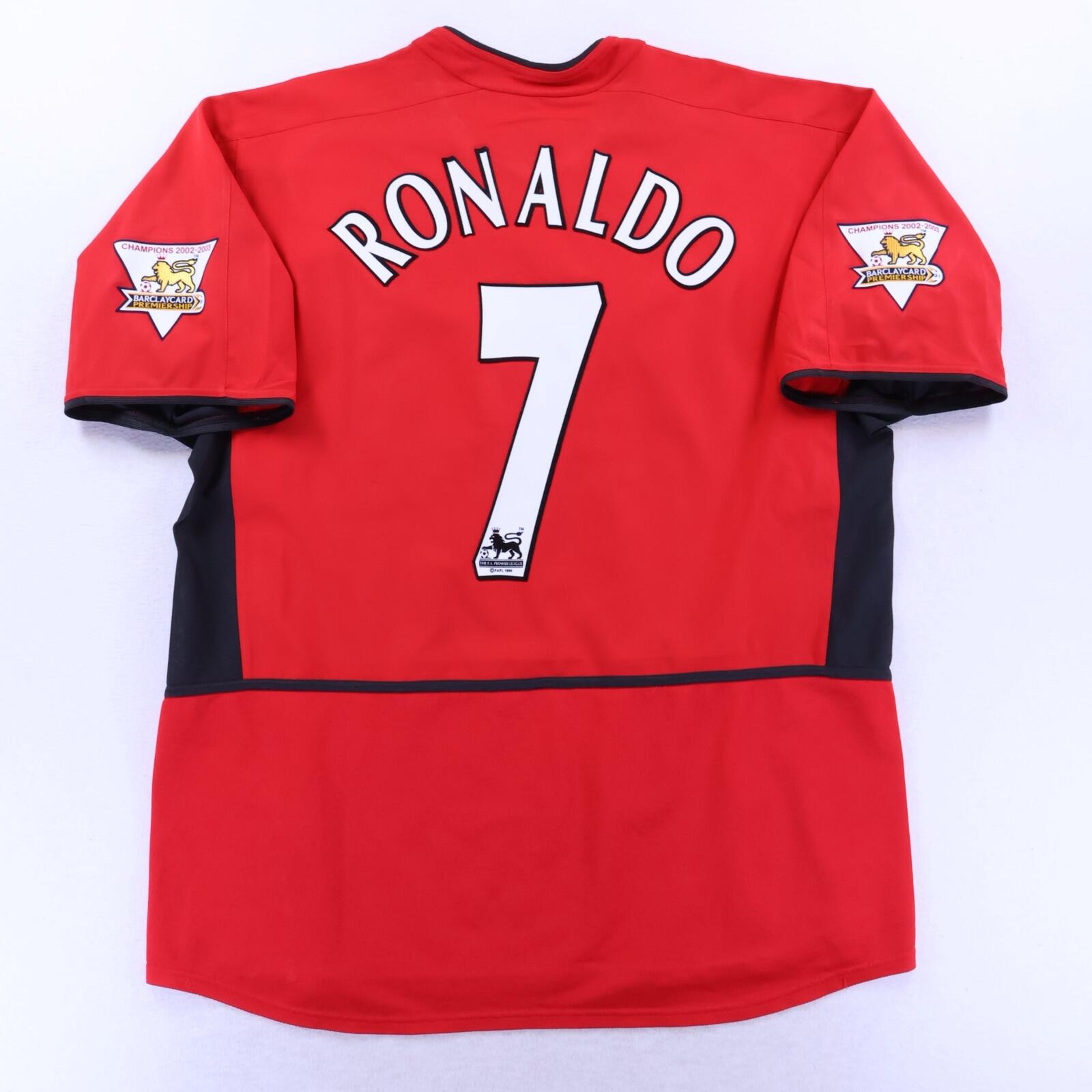 Manchester United Ronaldo #7 2002/04 Home Shirt - XL