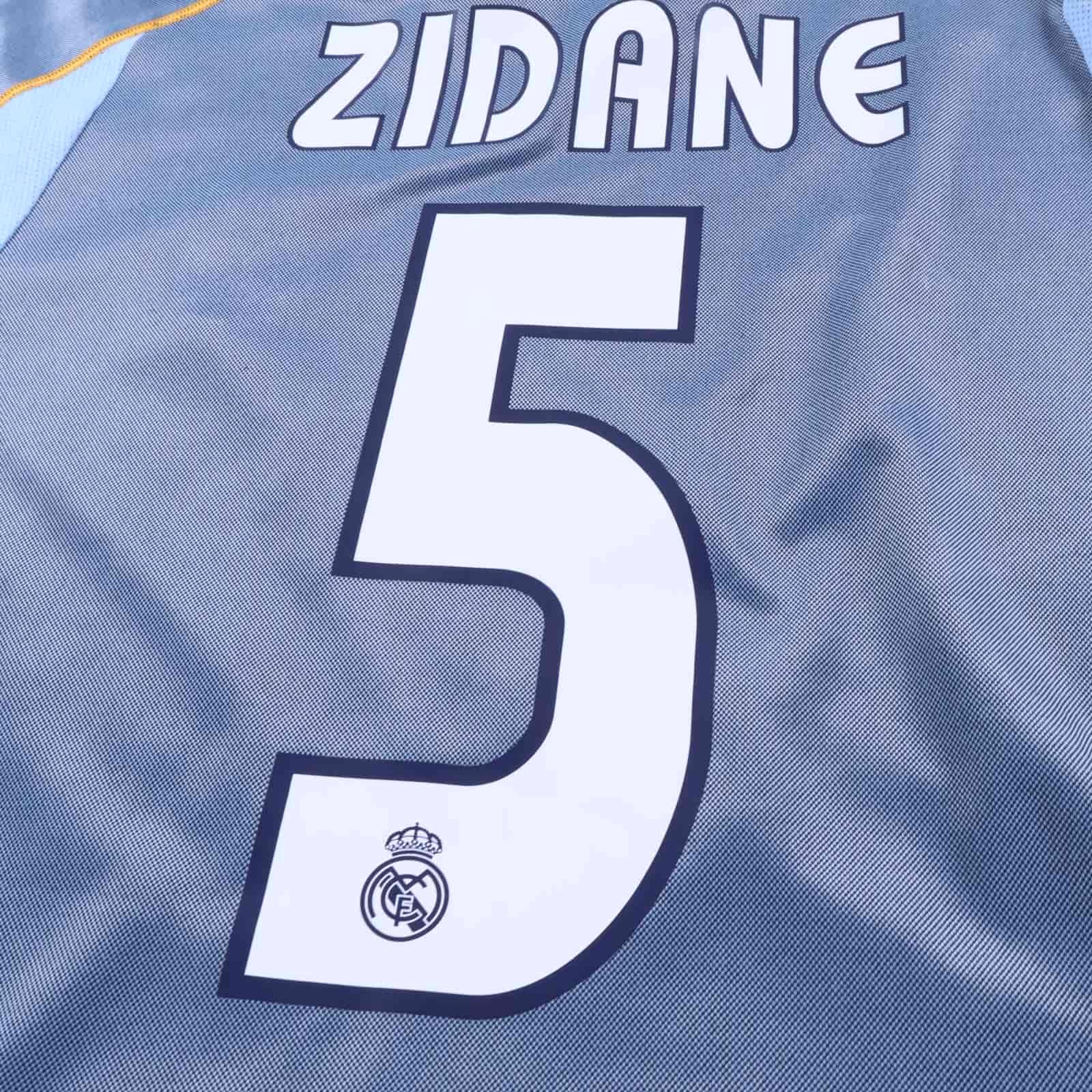 Real Madrid Zidane #5 2003/04 Third Shirt - L