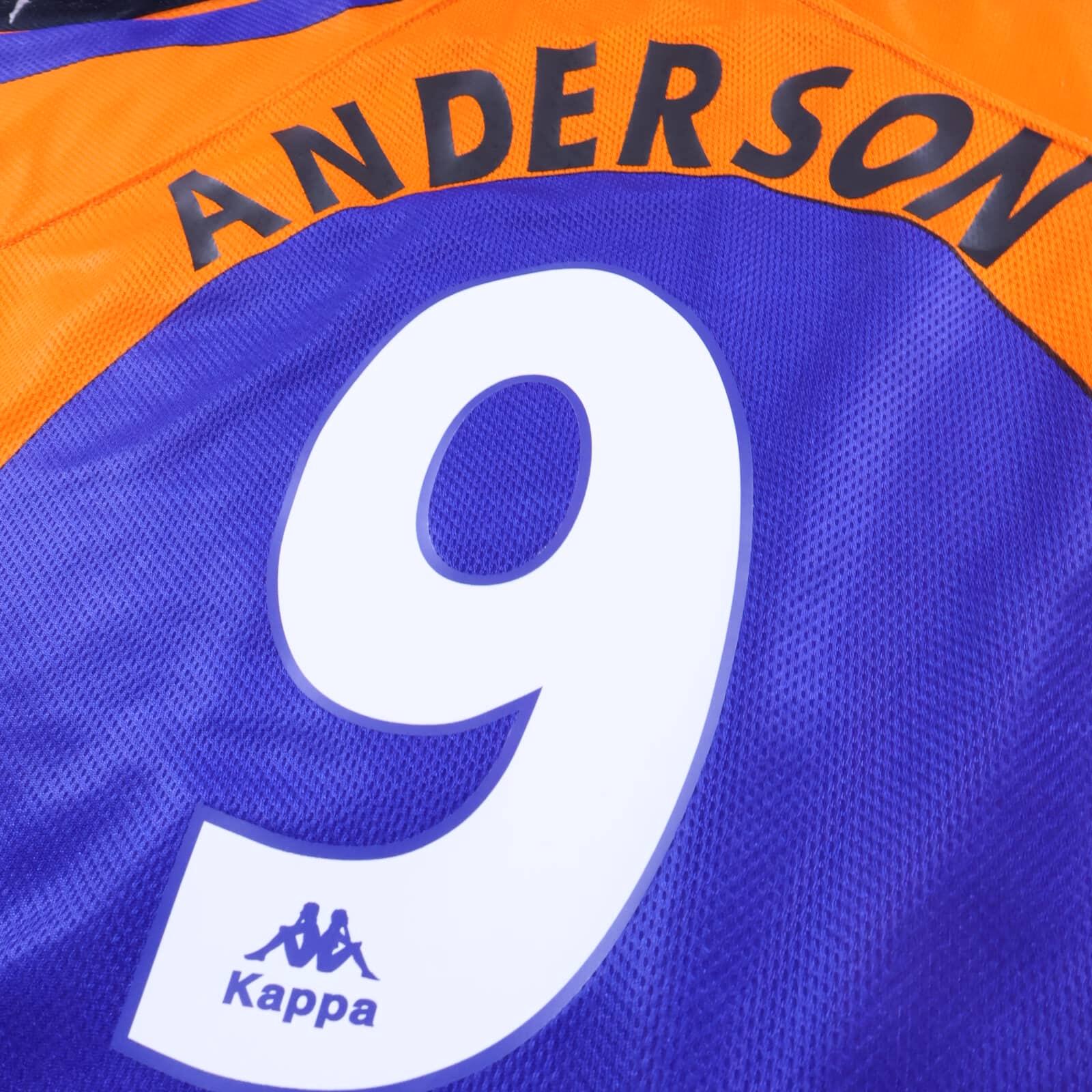 *MINT* Barcelona Anderson #9 1997/98 Away Shirt - L