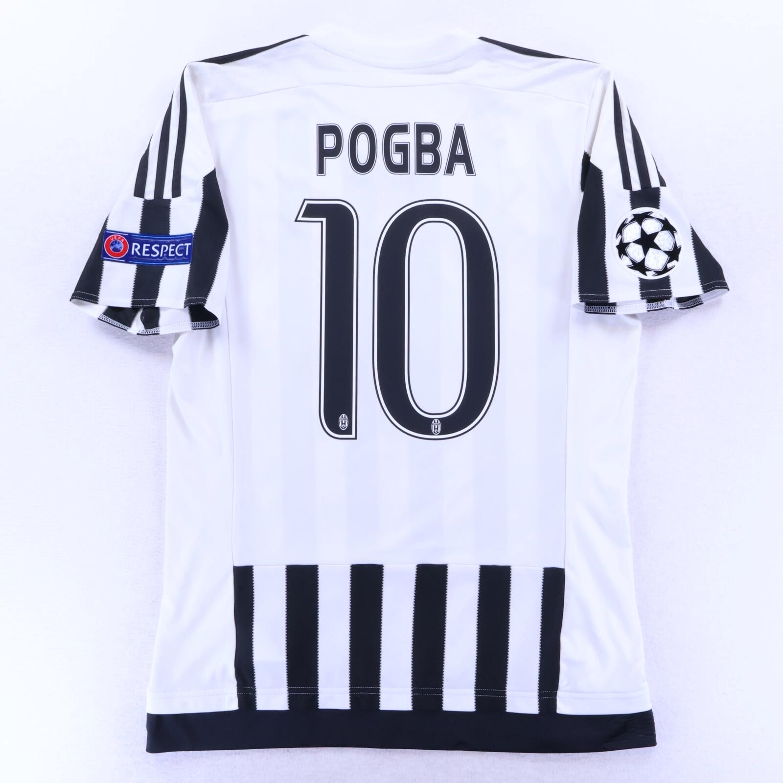 Juventus Pogba #10 2015/16 Home Shirt - M