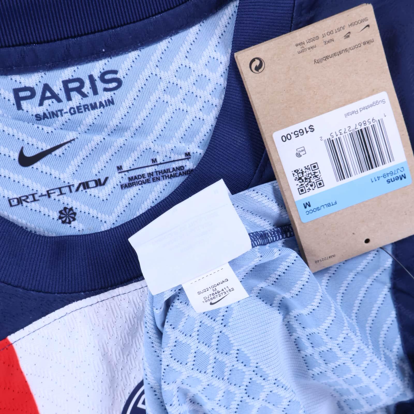 *NWT* Paris Saint-Germain F.C Neymar Jr #10 2022/23 Home Shirt - Player Issue - M