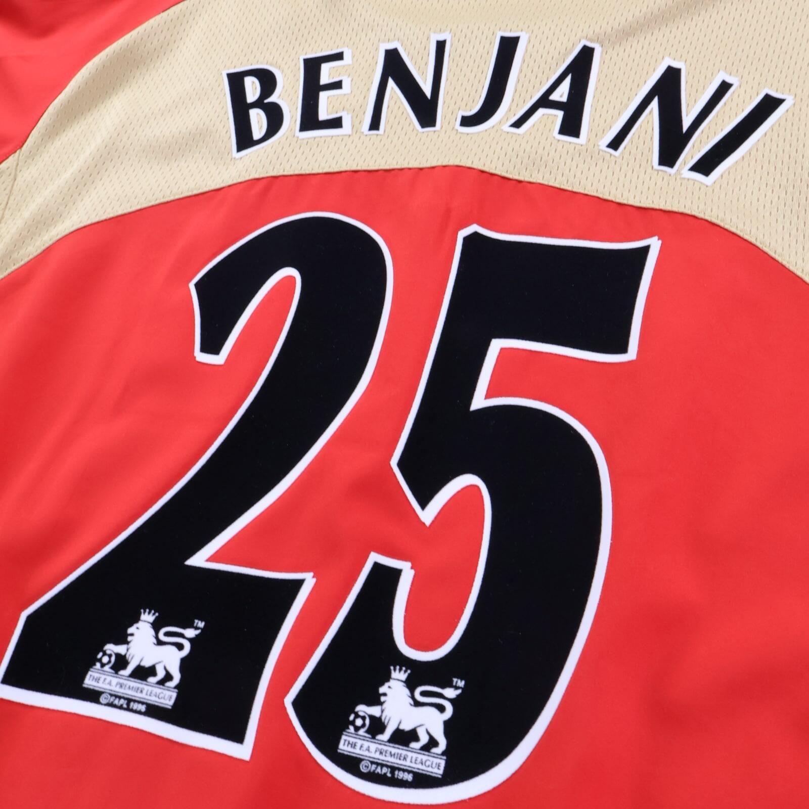 Portsmouth F.C Benjani #25 2005/06 Away Shirt - Long Sleeve - XL