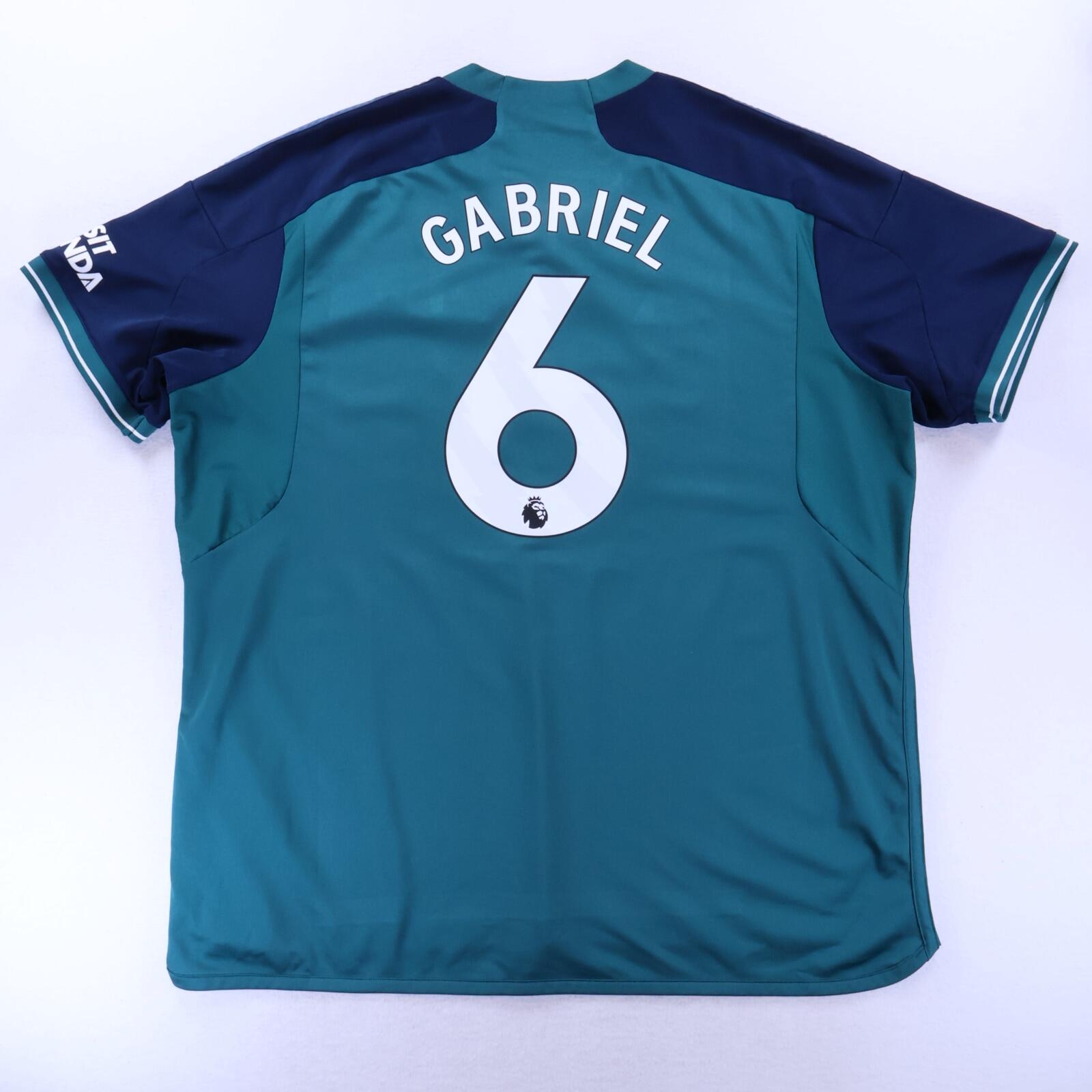 Arsenal Gabriel #6 2023/24 Third Shirt - 3XL