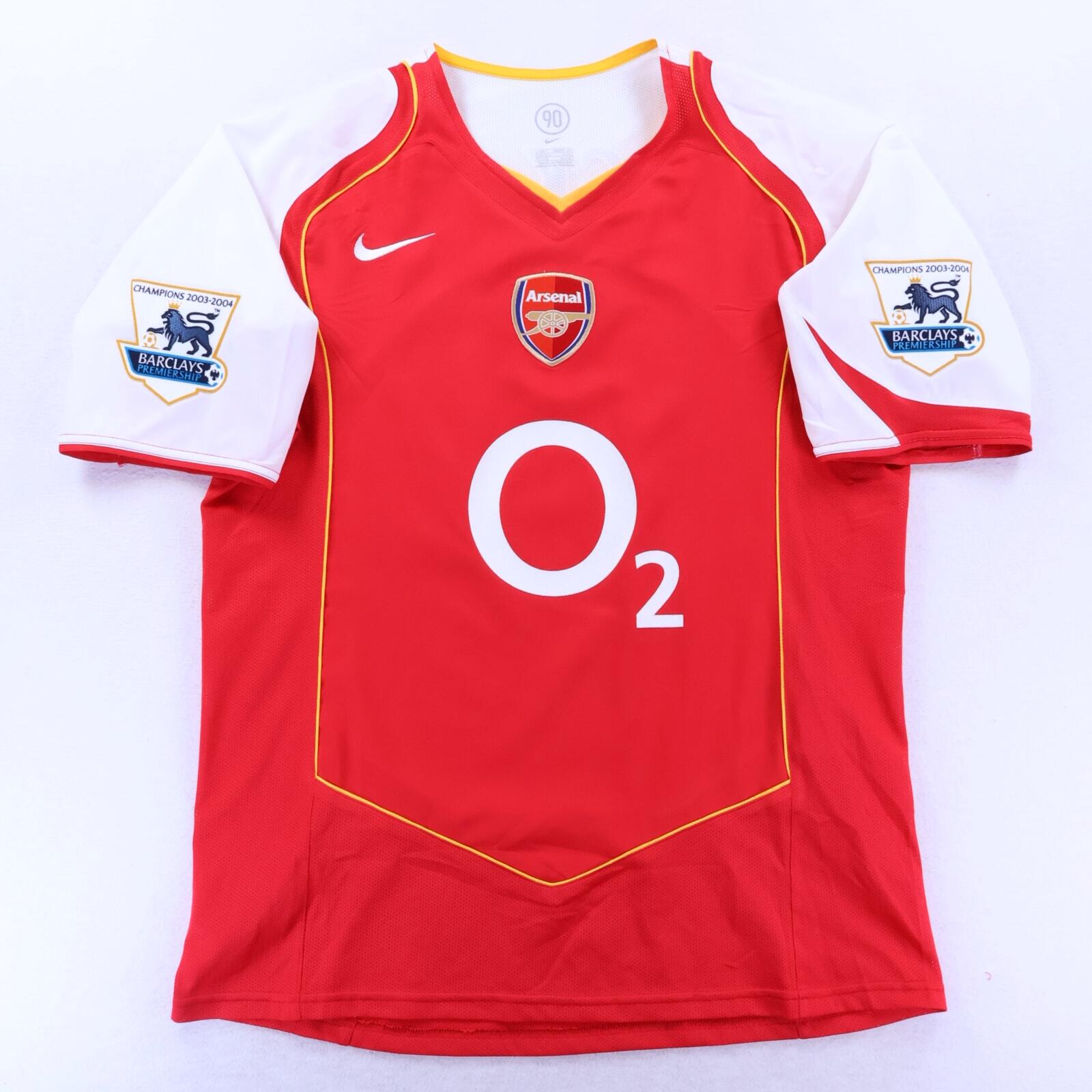 Arsenal Bergkamp #10 2004/05 Home Shirt - L