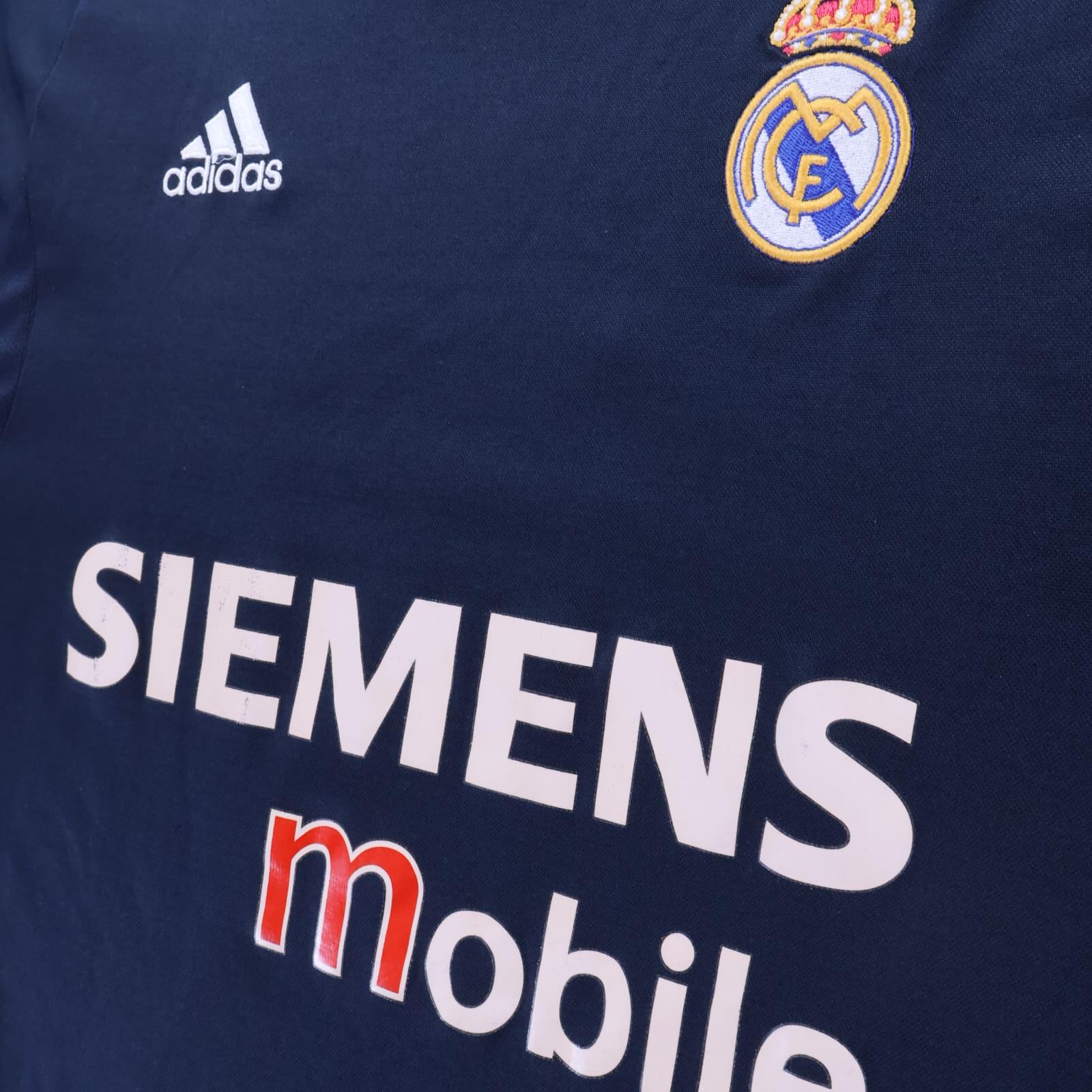 Real Madrid Zidane #5 2003/04 Away Shirt - L