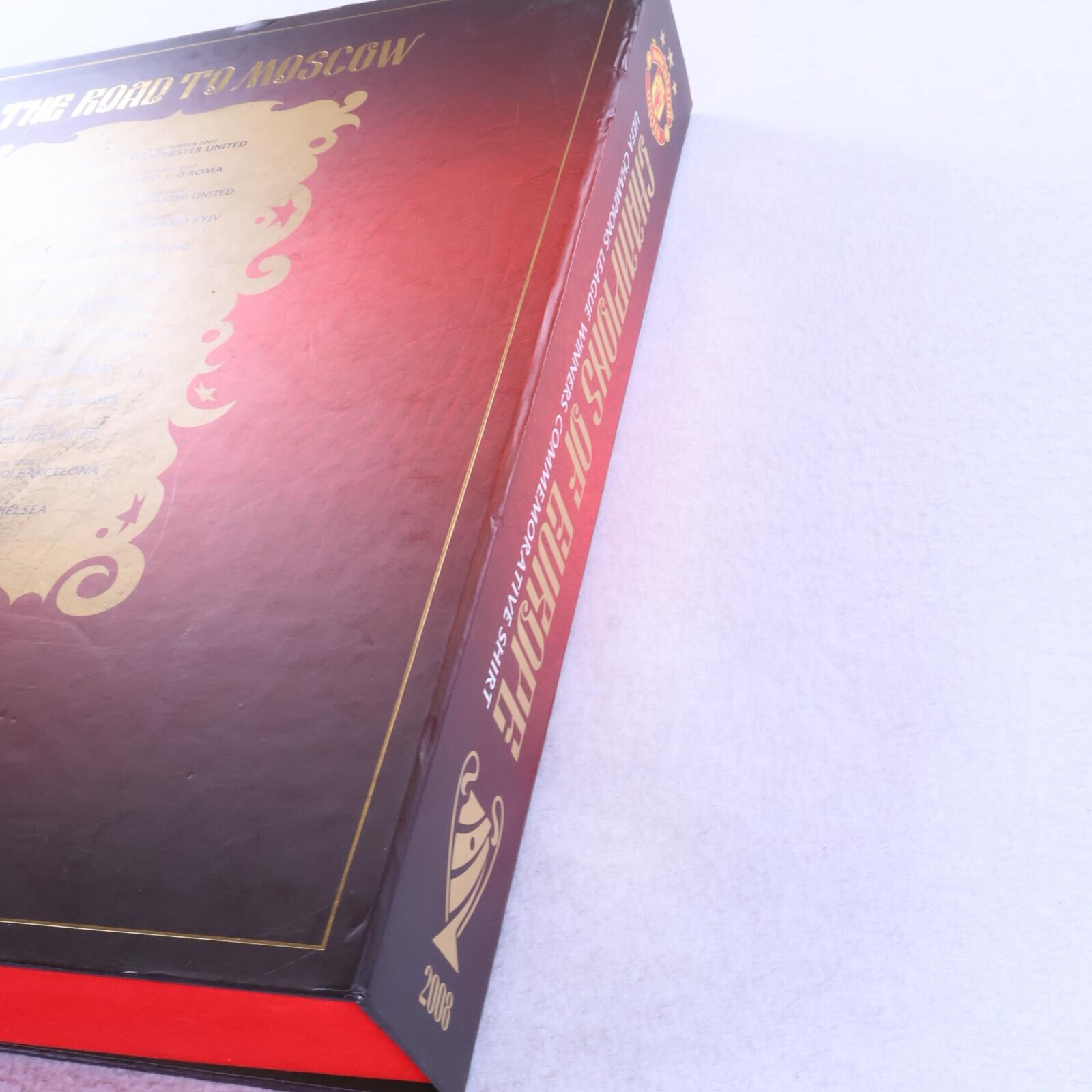 *BNIB* Manchester United 2008/09 Limited Edition Champions Of Europe Box - M