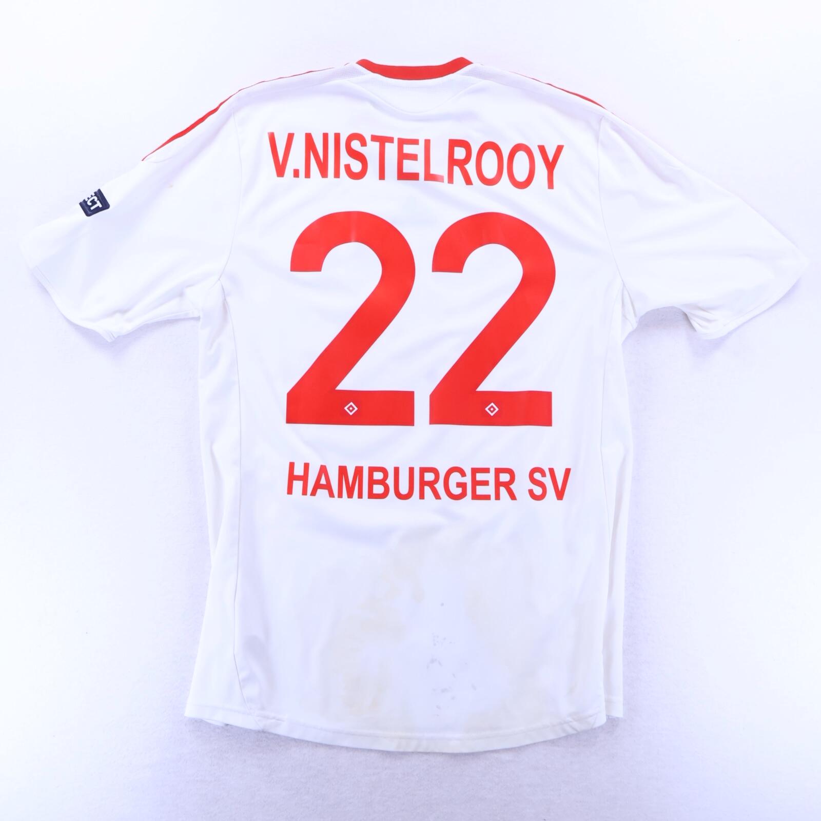 Hamburger Sv V. Nistelrooy #22 2010/11 Home Shirt - M
