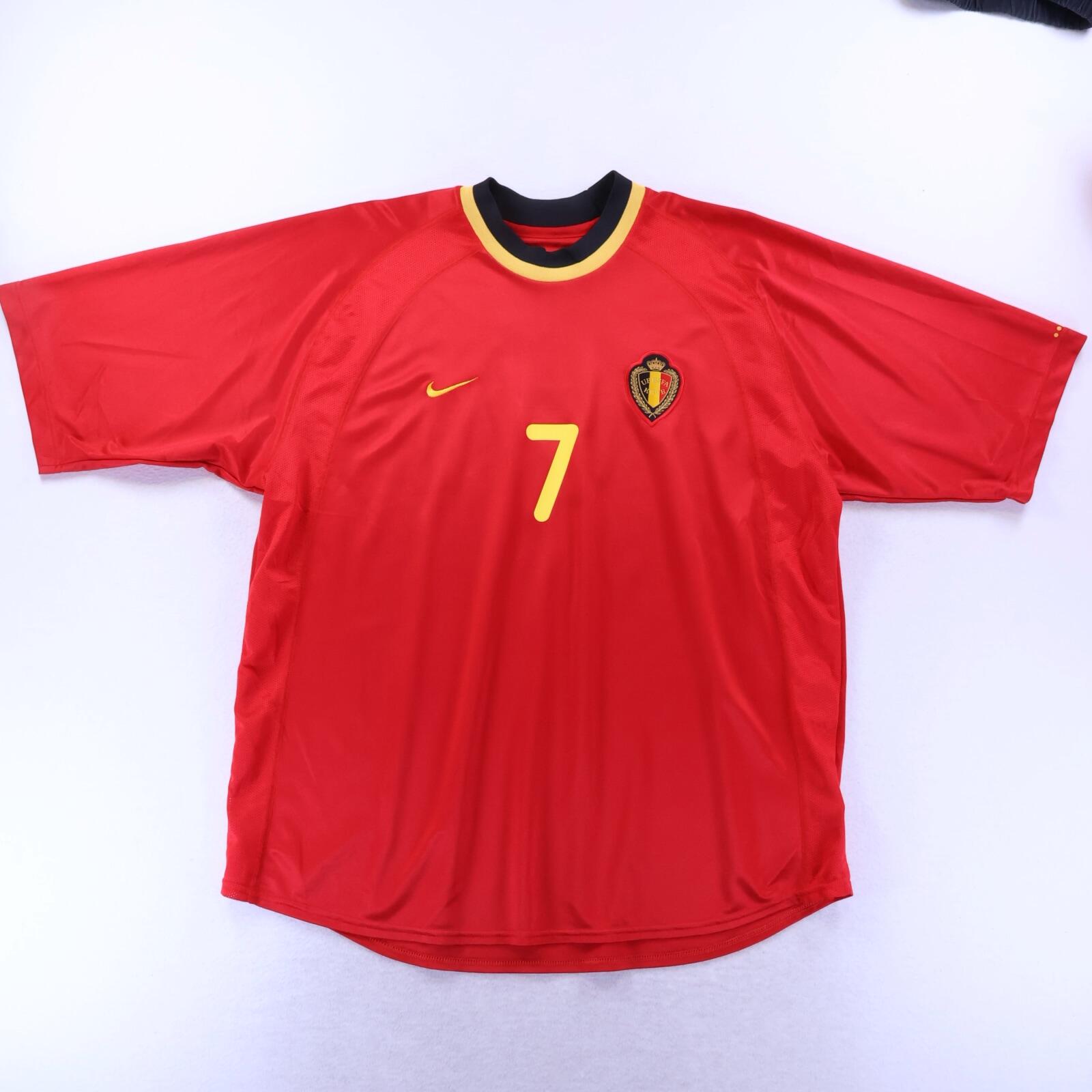Belgium Wilmots #7 2000/02 Home Shirt - XL