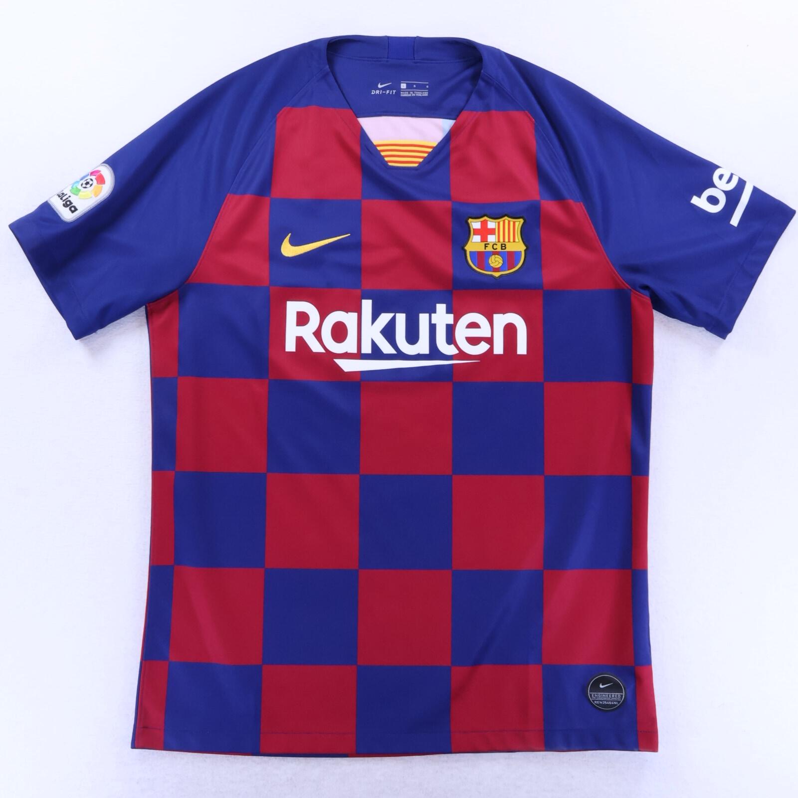 *MINT* Barcelona Suarez 2010/20 Home Shirt - L