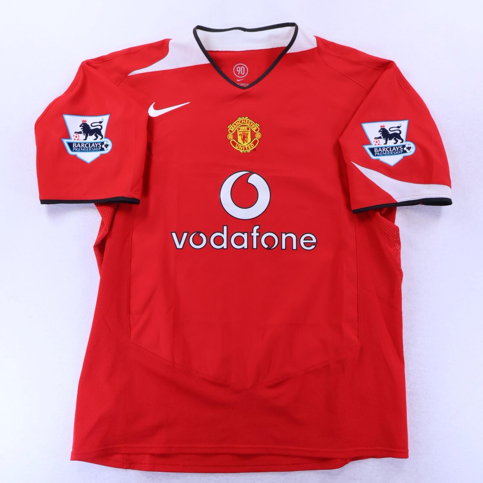 Manchester United Vidic #15 2004/06 Home Shirt - XL