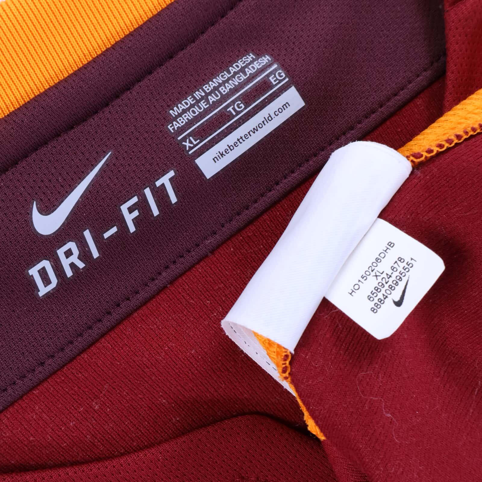 *MINT* As Roma M. Salah #11 2015/16 Home Shirt - XL