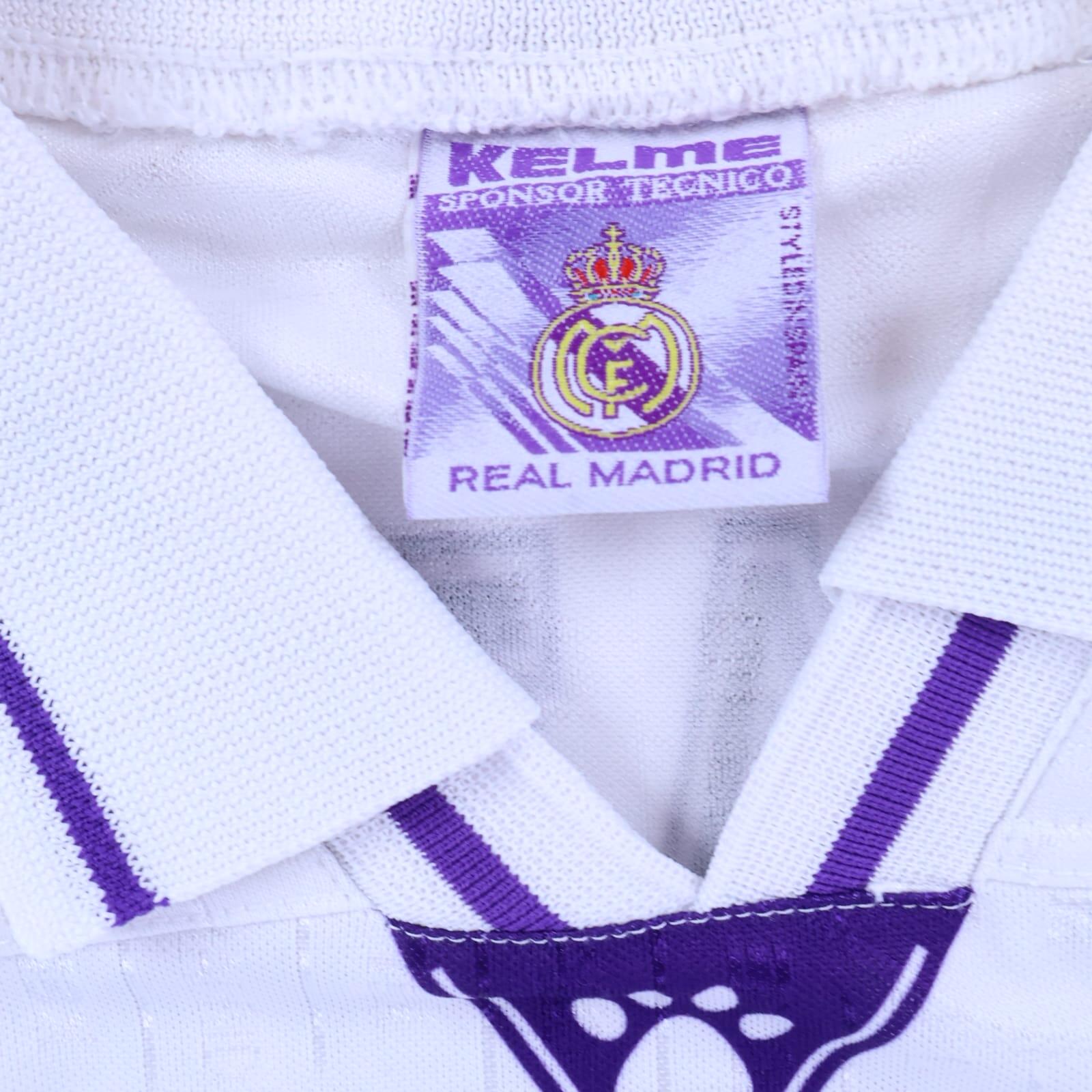 *MINT* Real Madrid Raul #7 1996/97 Home Shirt - M