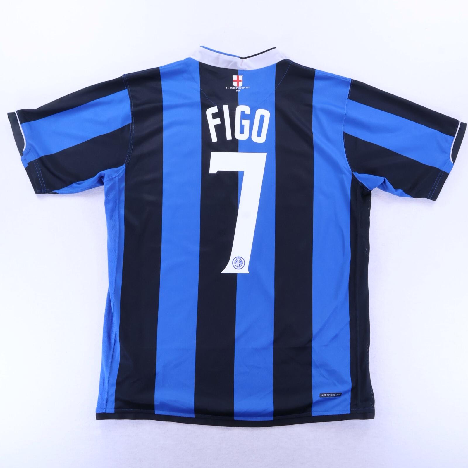 Inter Milan Figo #7 2006/07 Home Shirt - L