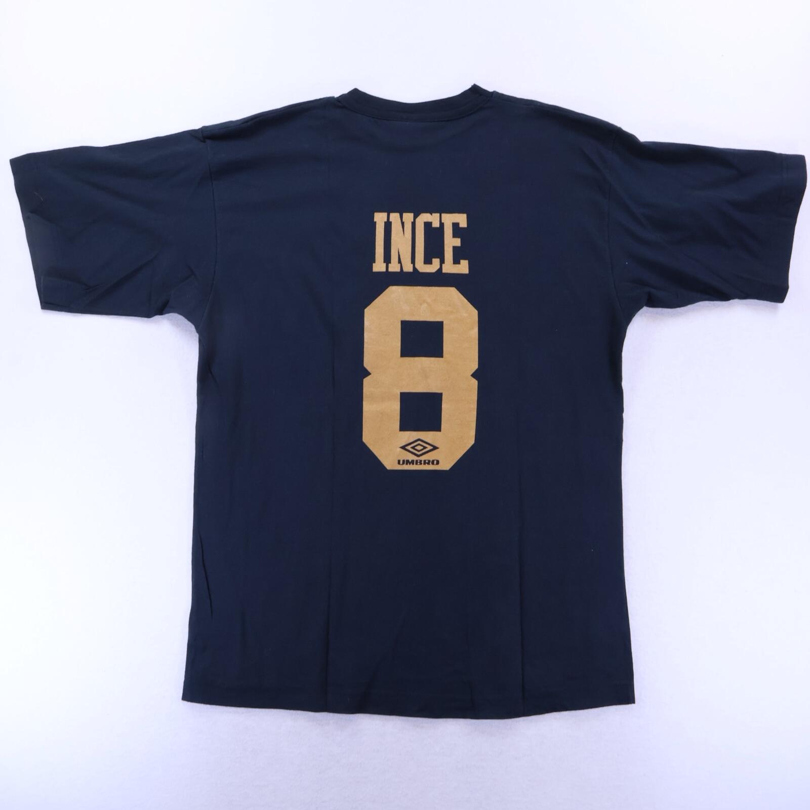 Manchester United Ince #8 1993/95 The Guvnor' Graphic T-Shirt - XL