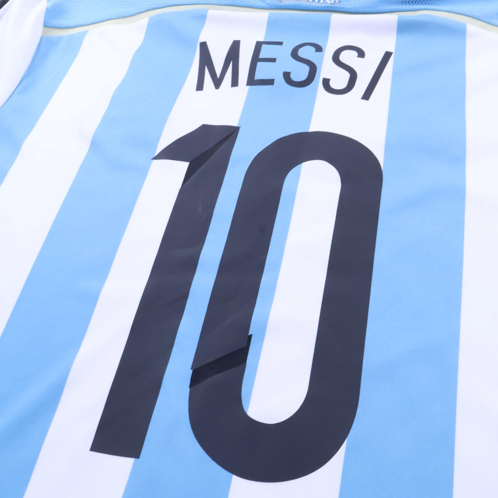 Argentina Messi #10 2014 Home Shirt - XL