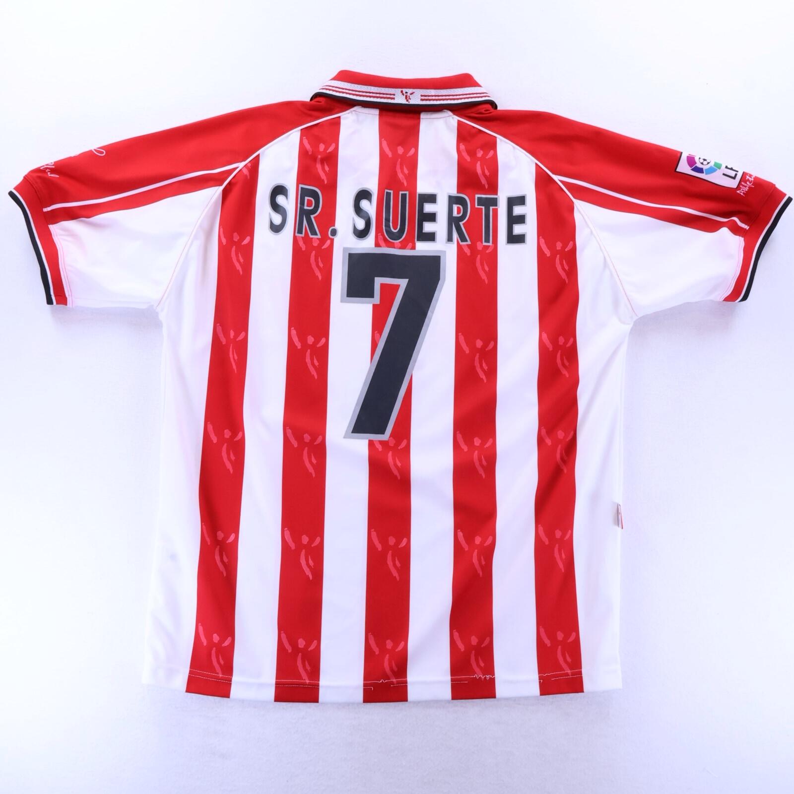 Athletico Bilbao Sr.Suerte #7 2001/02 Home Shirt - XL