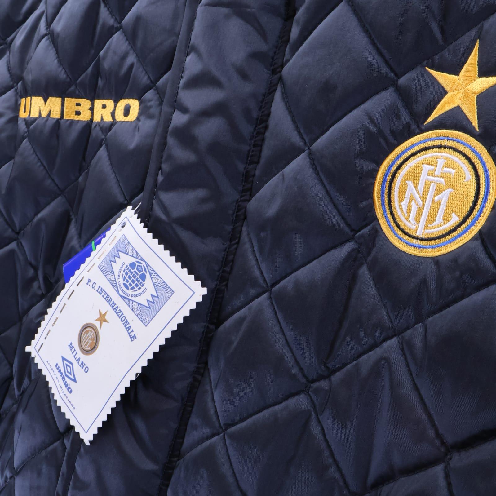 *NWT* Inter Milan #2 1996/98 Padded Bench Coat - XL