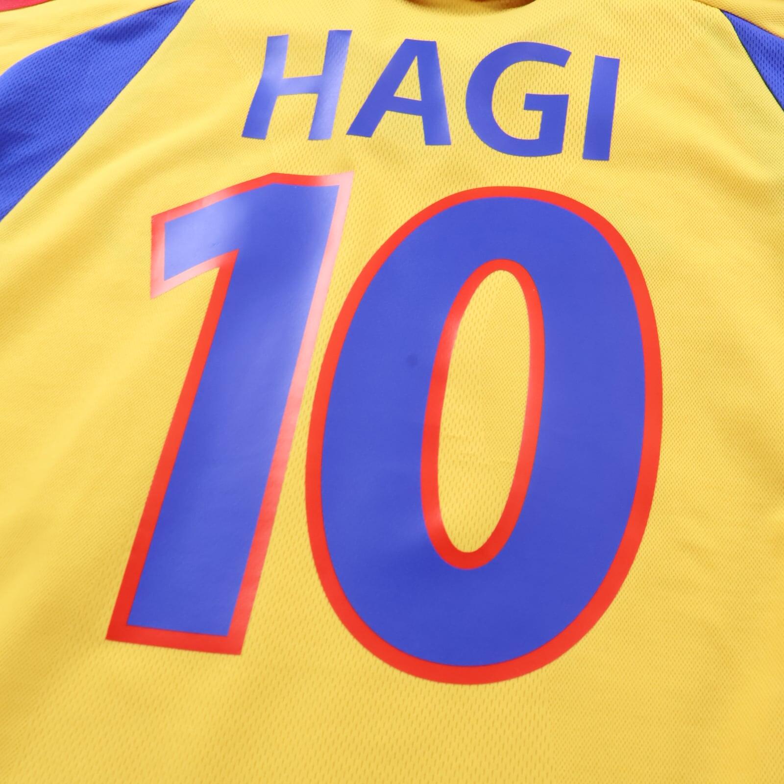 *MINT* Romania Hagi #10 2000/02 Home Shirt - XL