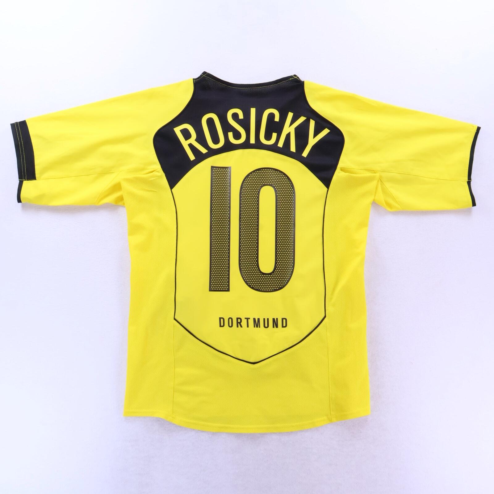 Borussia Dortmund Rosicky #10 2004/05 Home Shirt - S