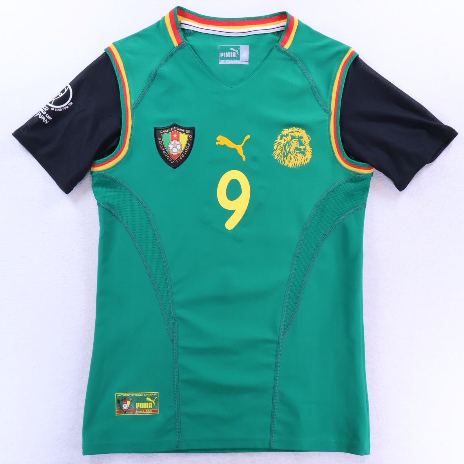 Cameroon Eto'O #9 2002 Home Shirt - M