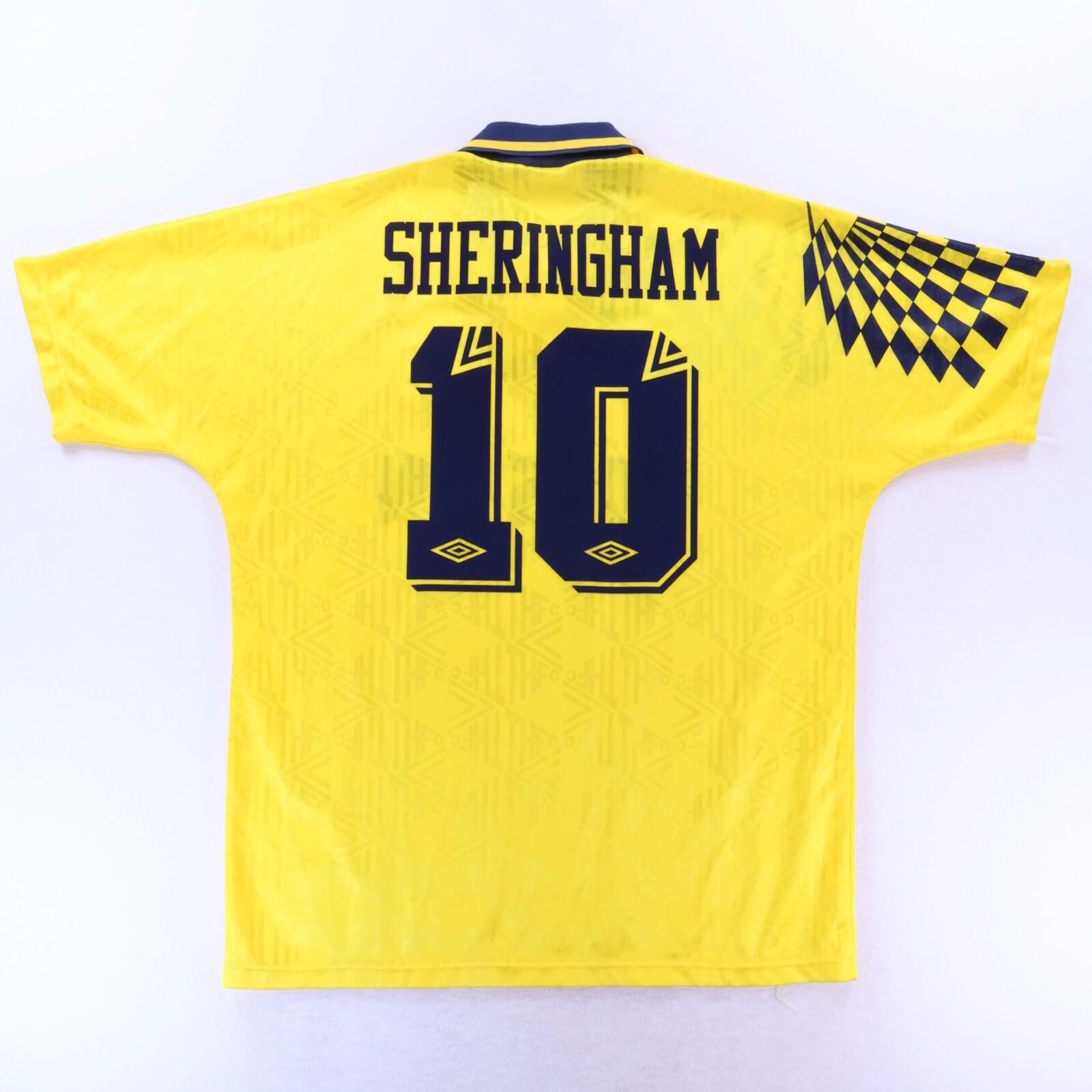 *MINT* Tottenham Hotspur Sheringham #10 1991/95 Away Shirt - L