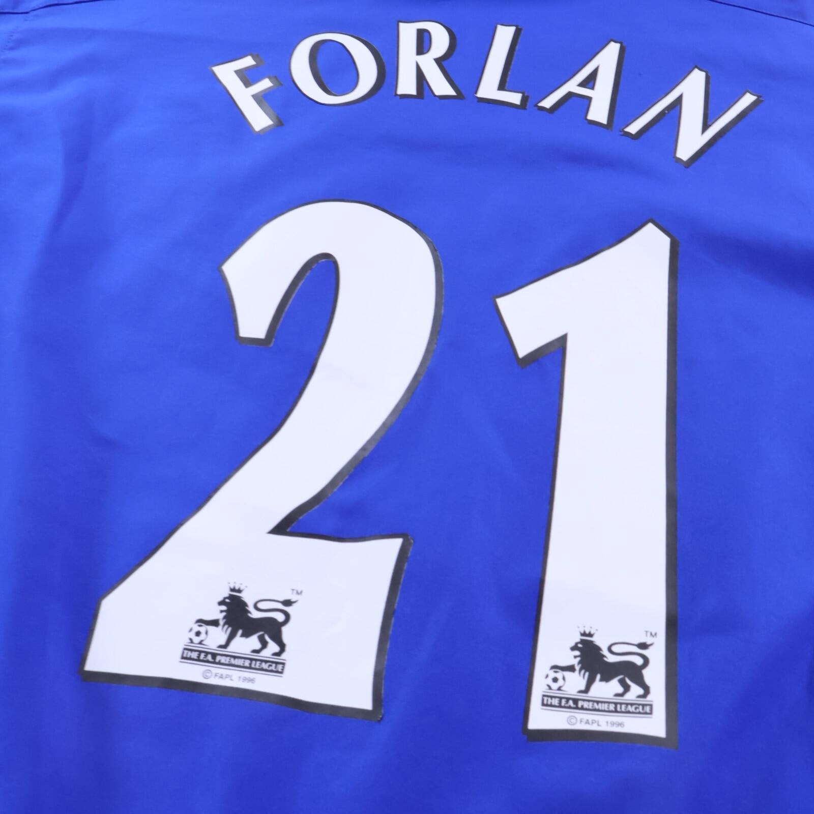 Manchester United Forlan #21 2002/03 Third Shirt - Long Sleeve - L