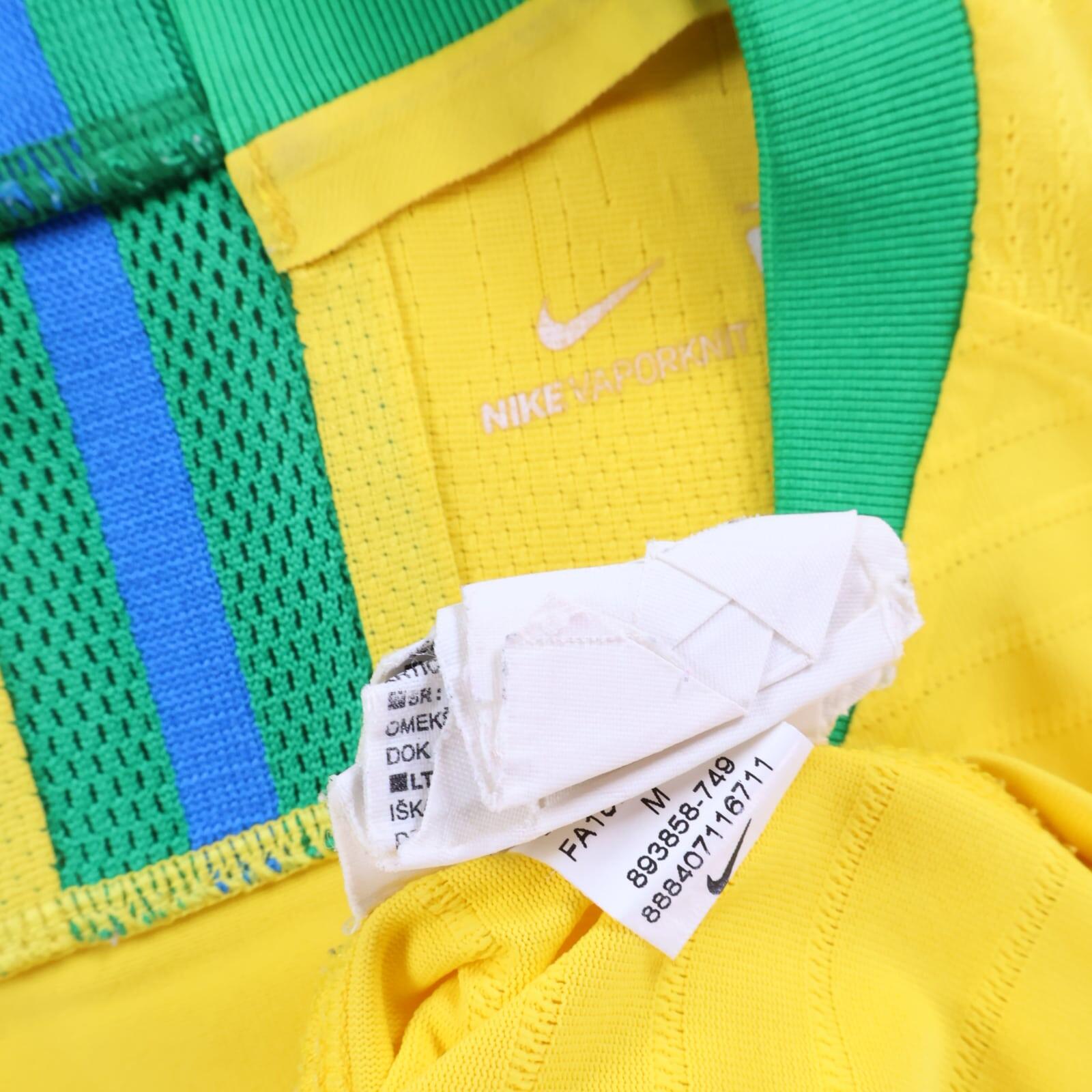 *MINT* Brazil Neymar Jr #10 2018/19 Home Shirt - Player Issue - M
