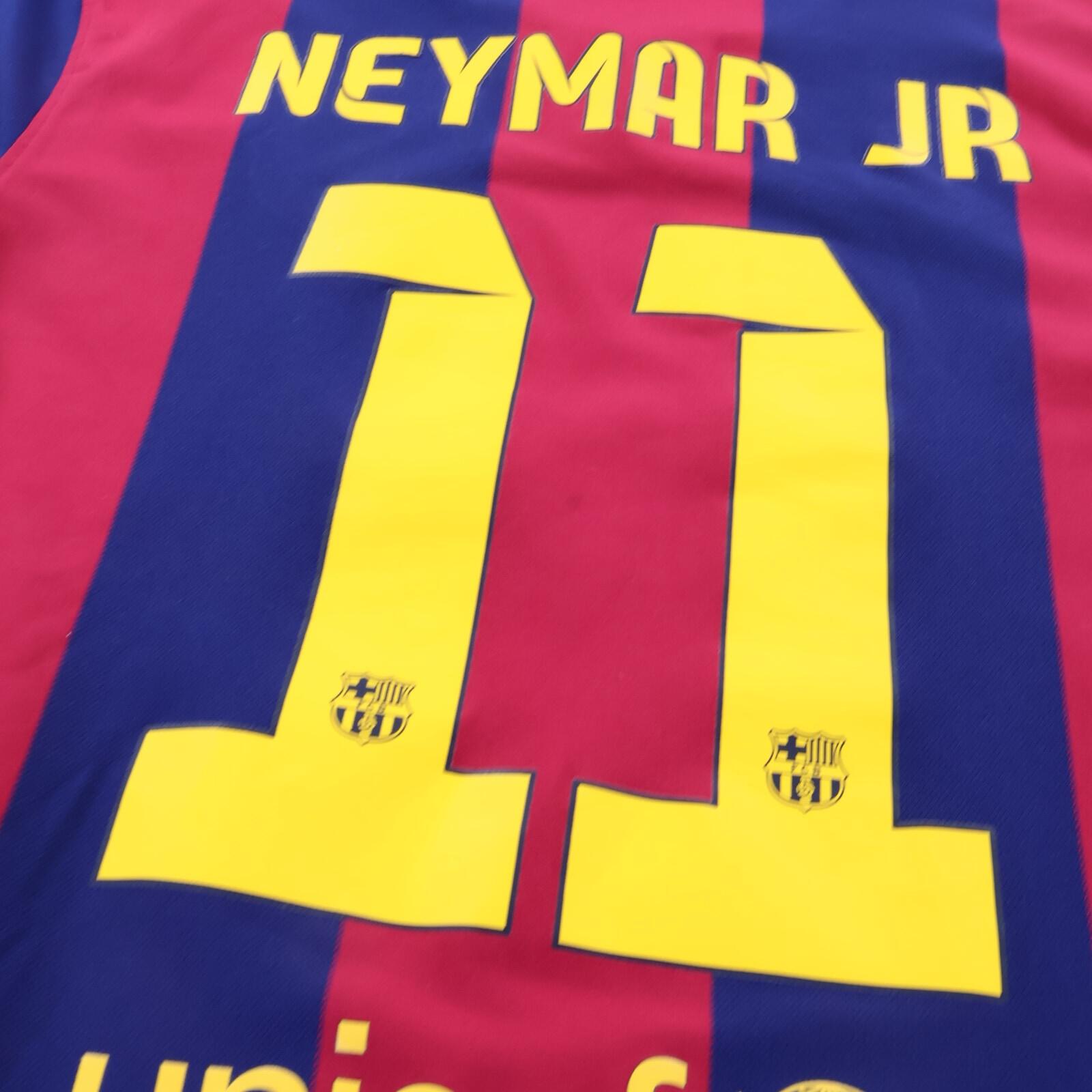 Barcelona Neymar Jr #11 2014/15 Home Shirt - M