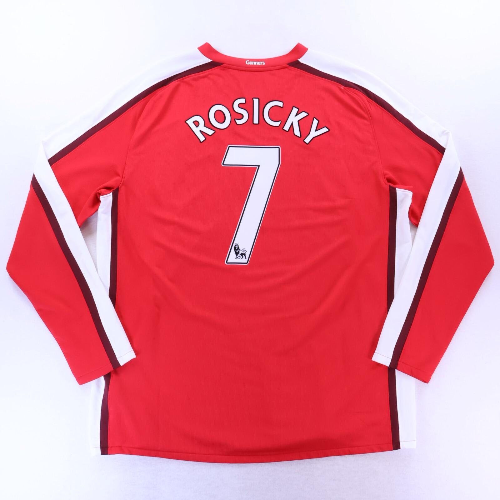 *MINT* Arsenal Rosicky #7 2008/10 Home Shirt - 2XL