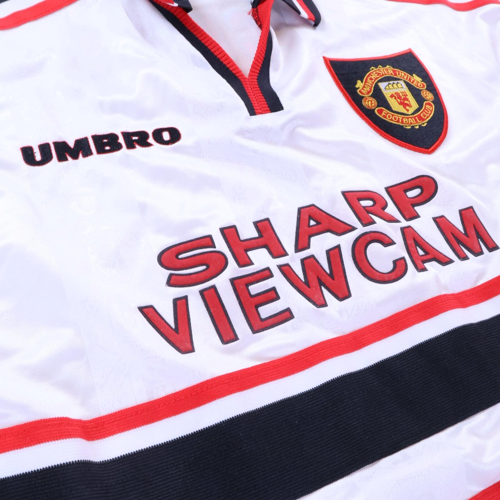 Manchester United Beckham #7 1997/99 Away Shirt - Long Sleeve - L
