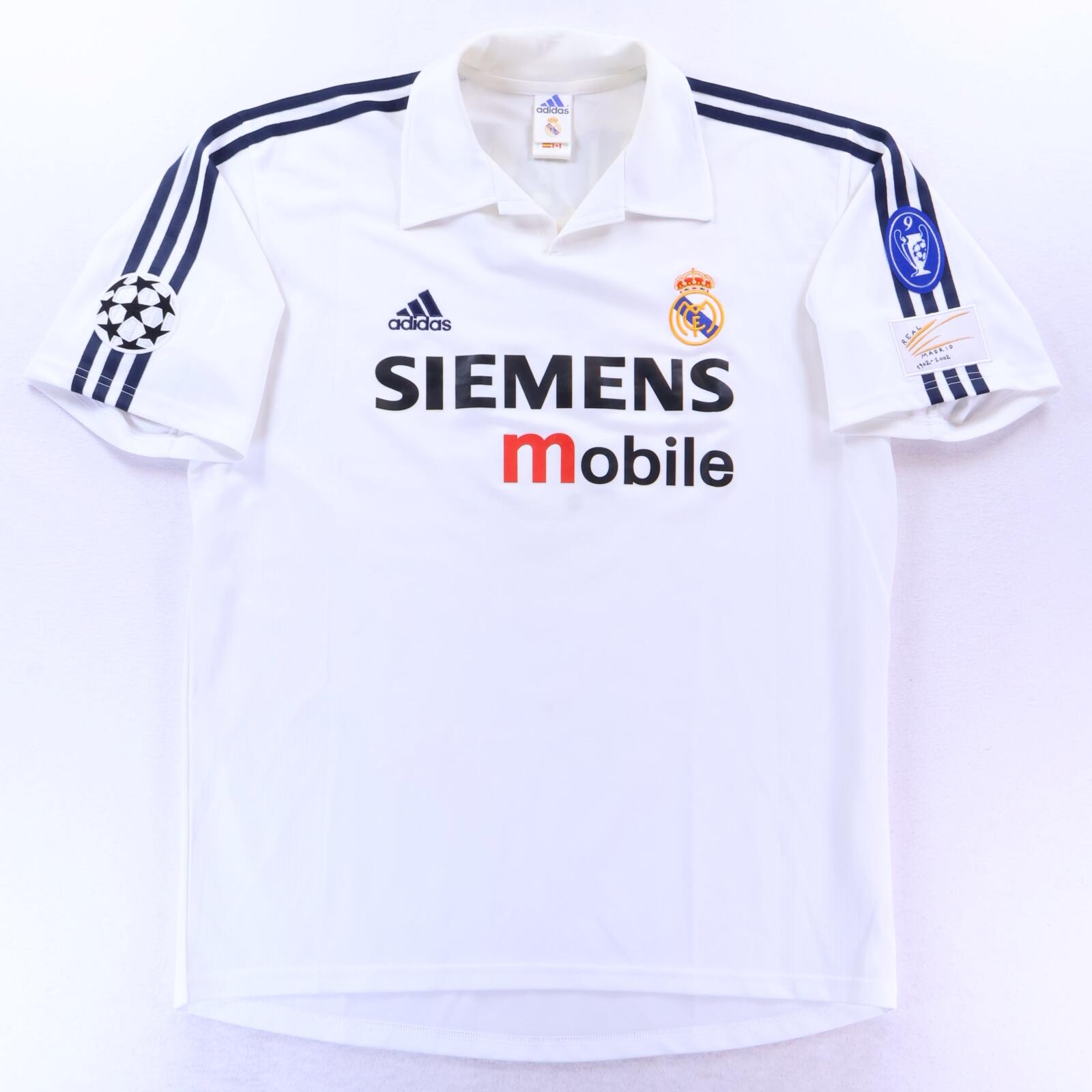 Real Madrid Zidane #5 2002/03 Home Shirt - L
