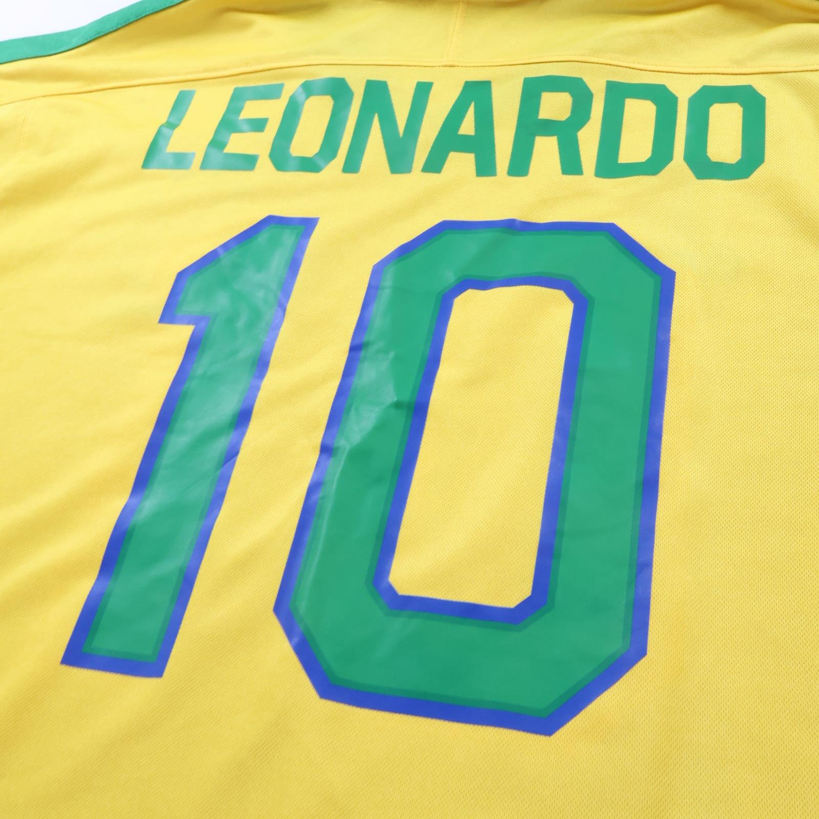 Brazil Leonardo #10 1997 Home Shirt - L